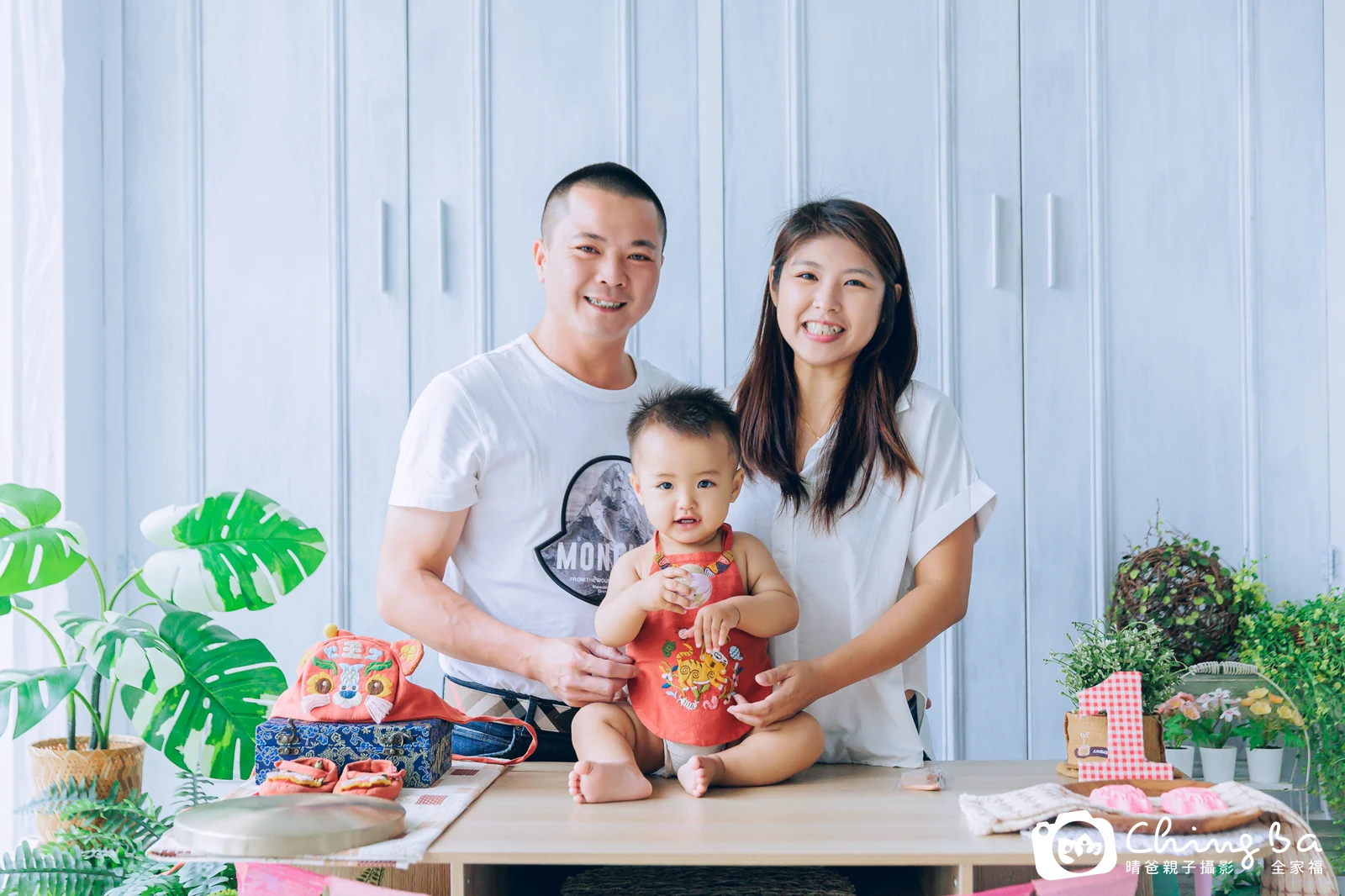 小家庭抓周拍作品|2023 年冬季|晴爸親子攝影