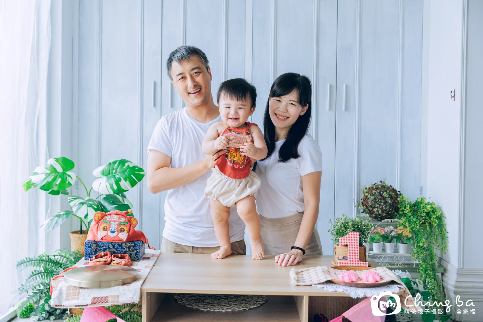 布布周歲抓周儀式的紀錄（2023 年夏季）