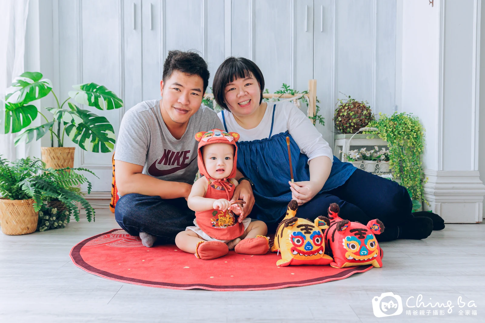 小家庭抓周拍作品|2022 年冬季|晴爸親子攝影