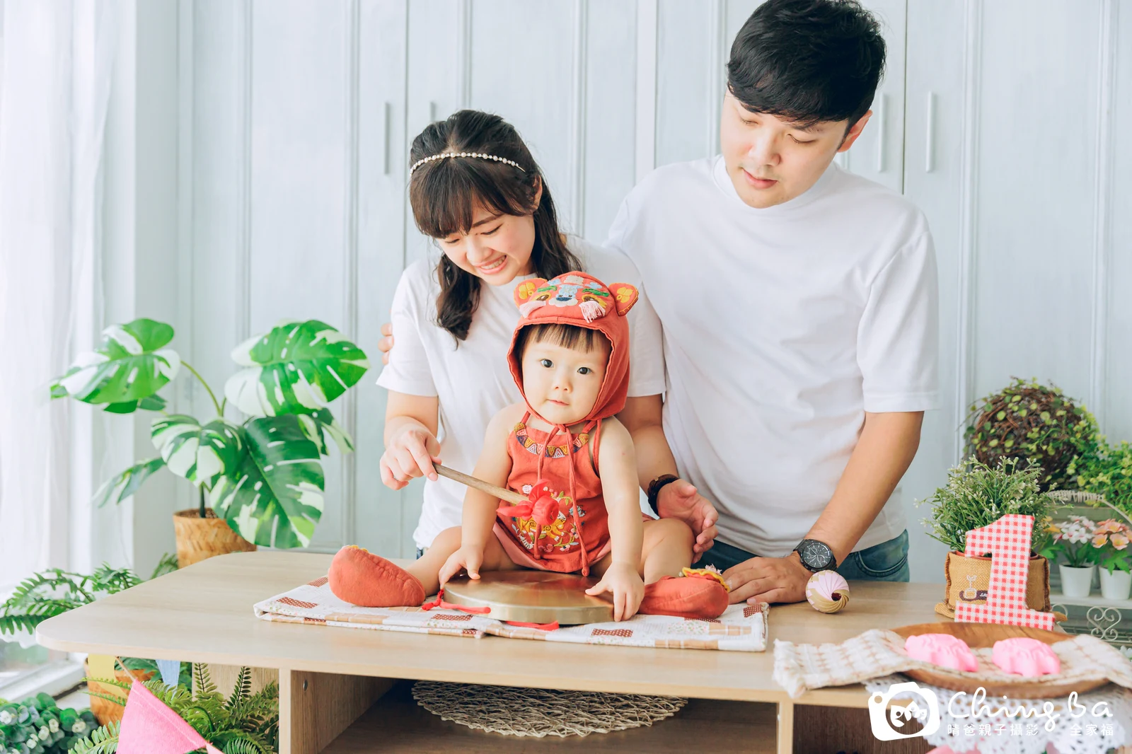 熊小妞周歲抓周儀式的紀錄(2023 年秋季)