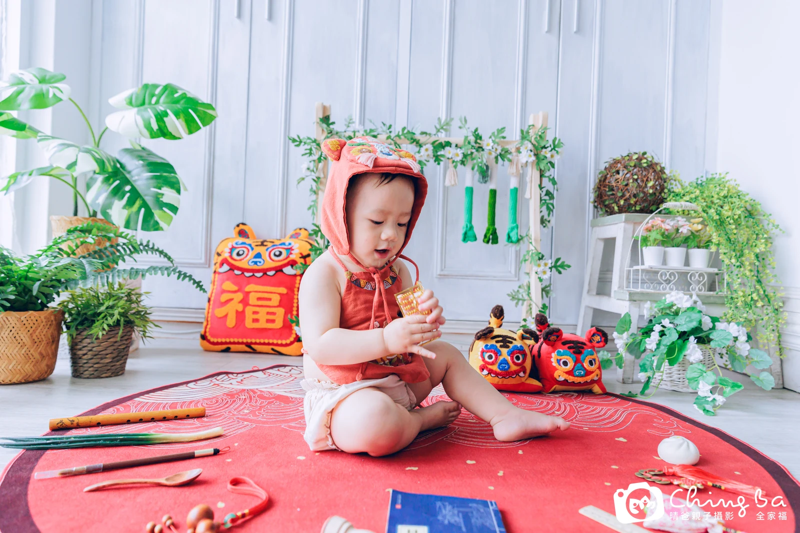 Kaia周歲抓周儀式的紀錄（2023 年夏季）