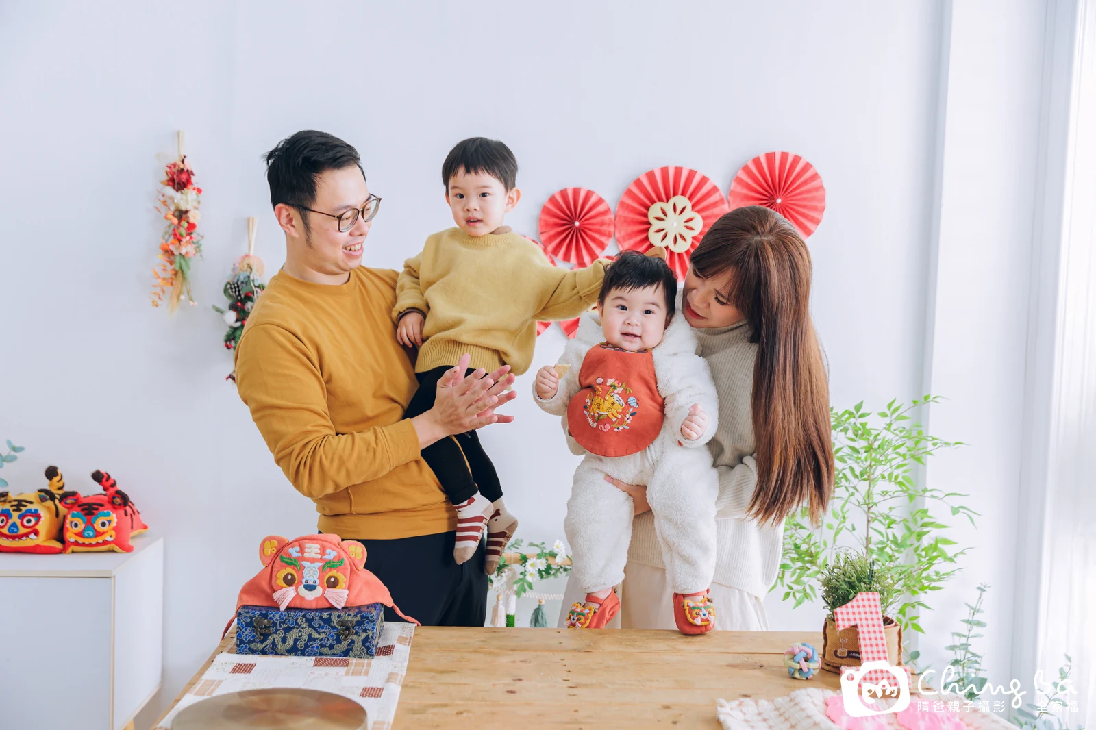 睿周歲抓周儀式的紀錄（2025 年冬季）