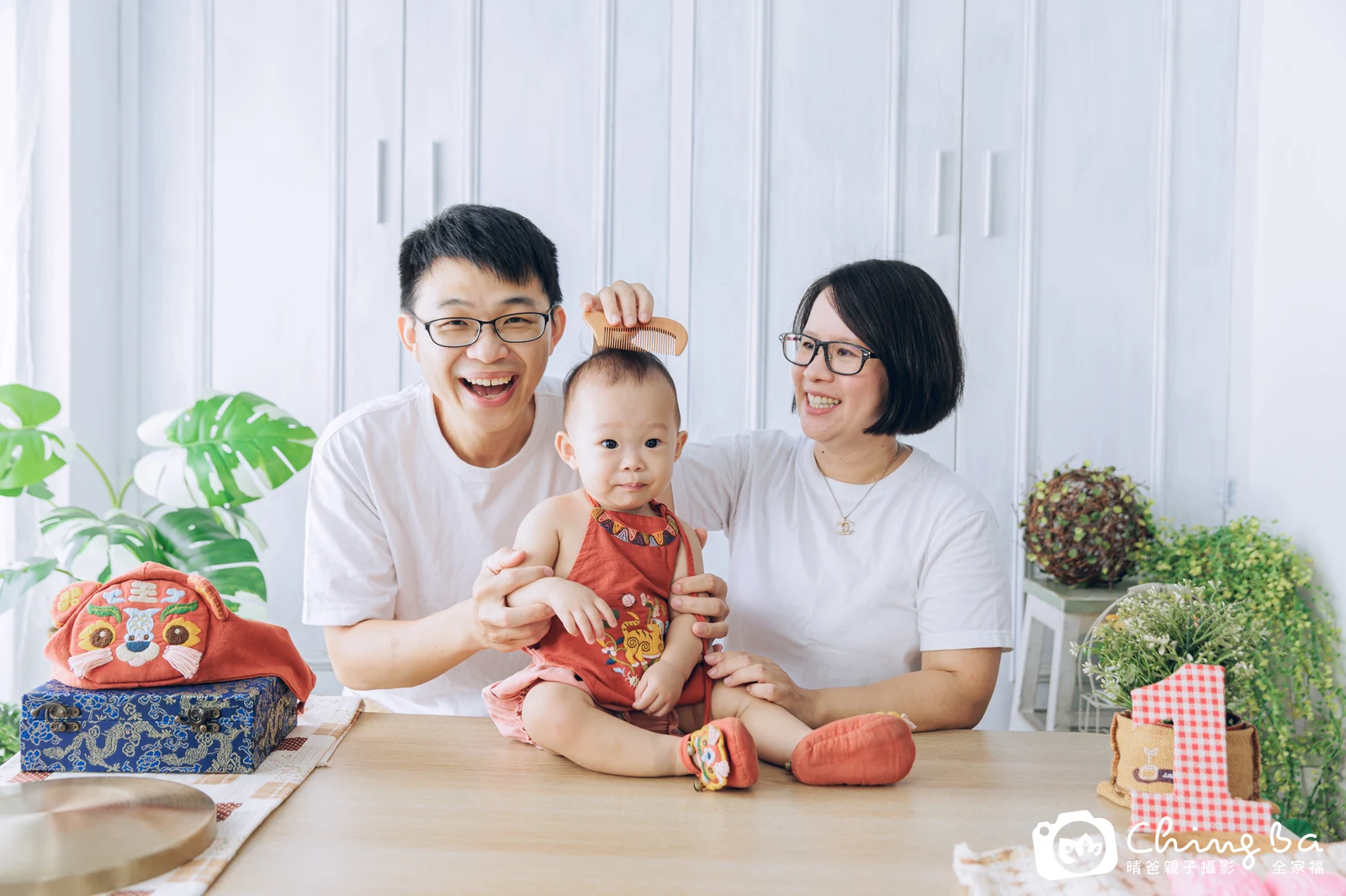Mika的抓周時光——晴爸親子攝影