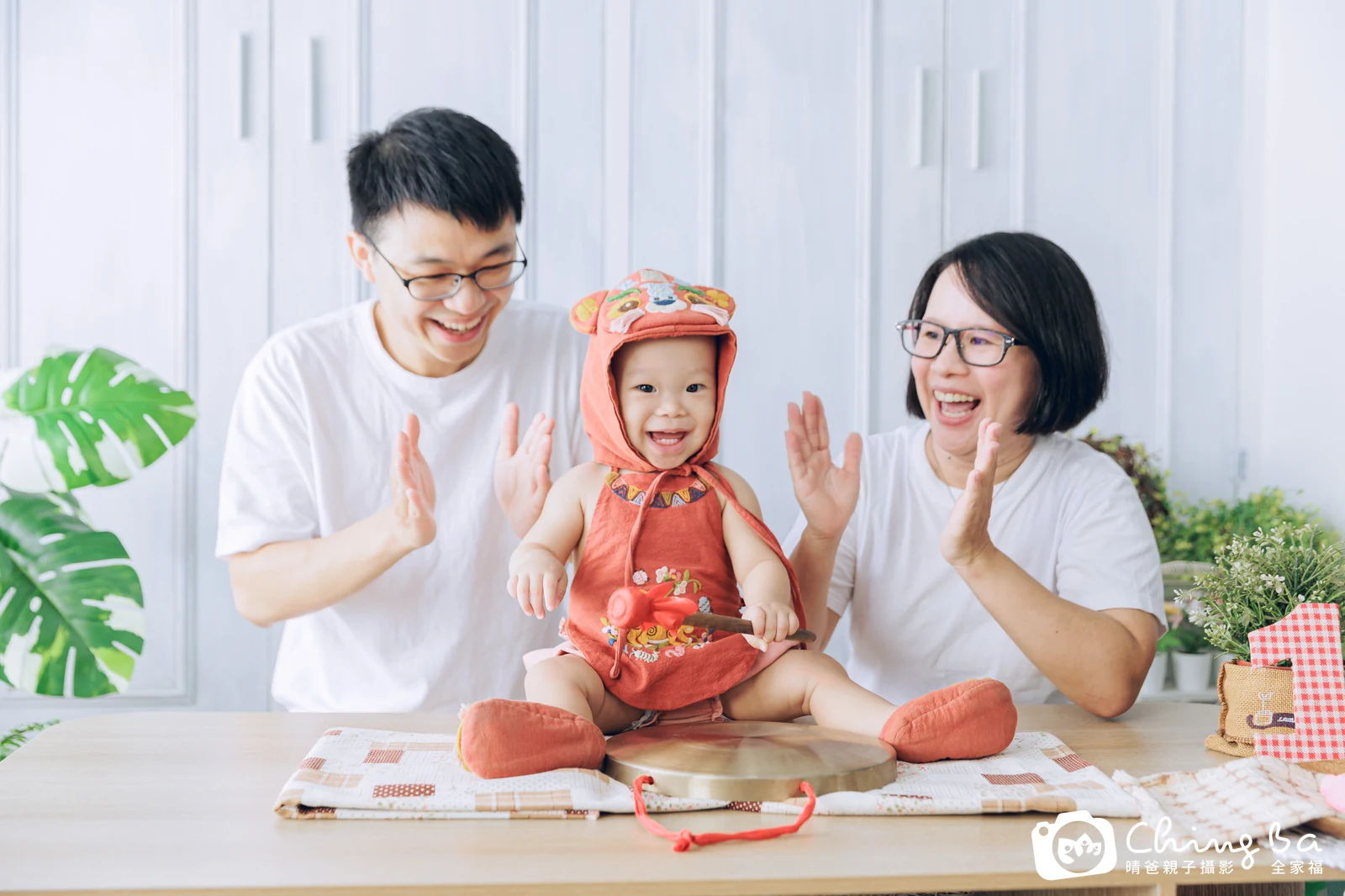 小家庭抓周拍作品|2023 年秋季|晴爸親子攝影