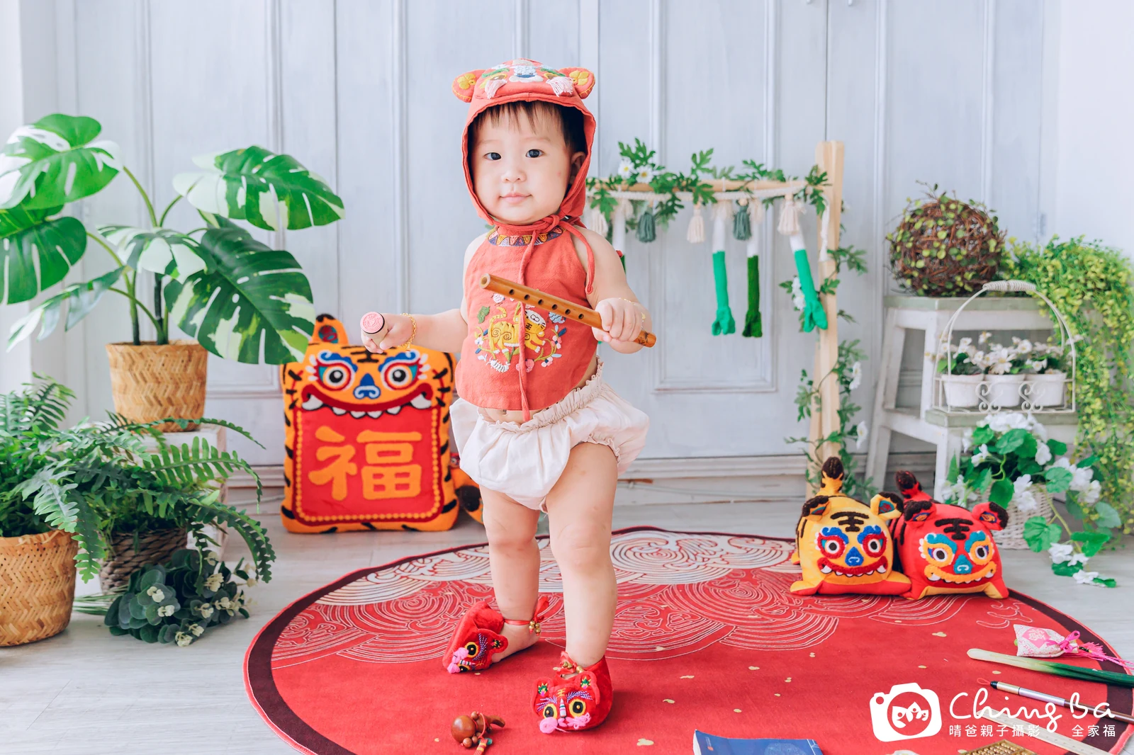 杰周歲抓周儀式的紀錄(2022 年冬季)