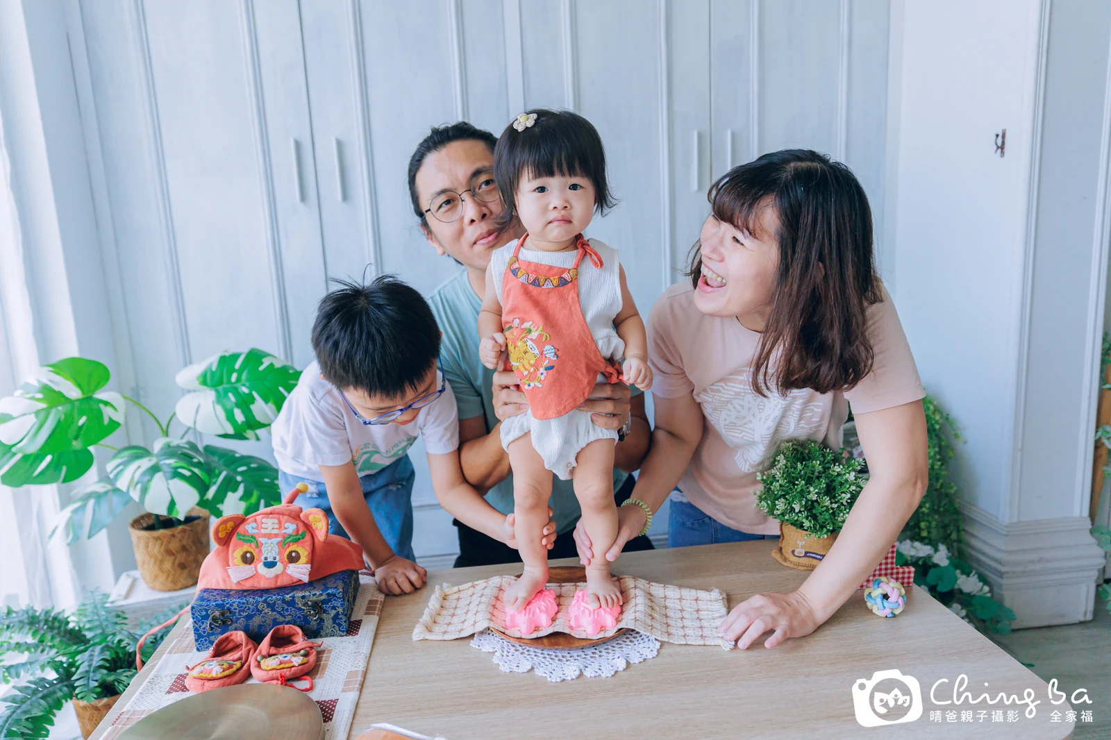 扉扉的抓周時光——晴爸親子攝影