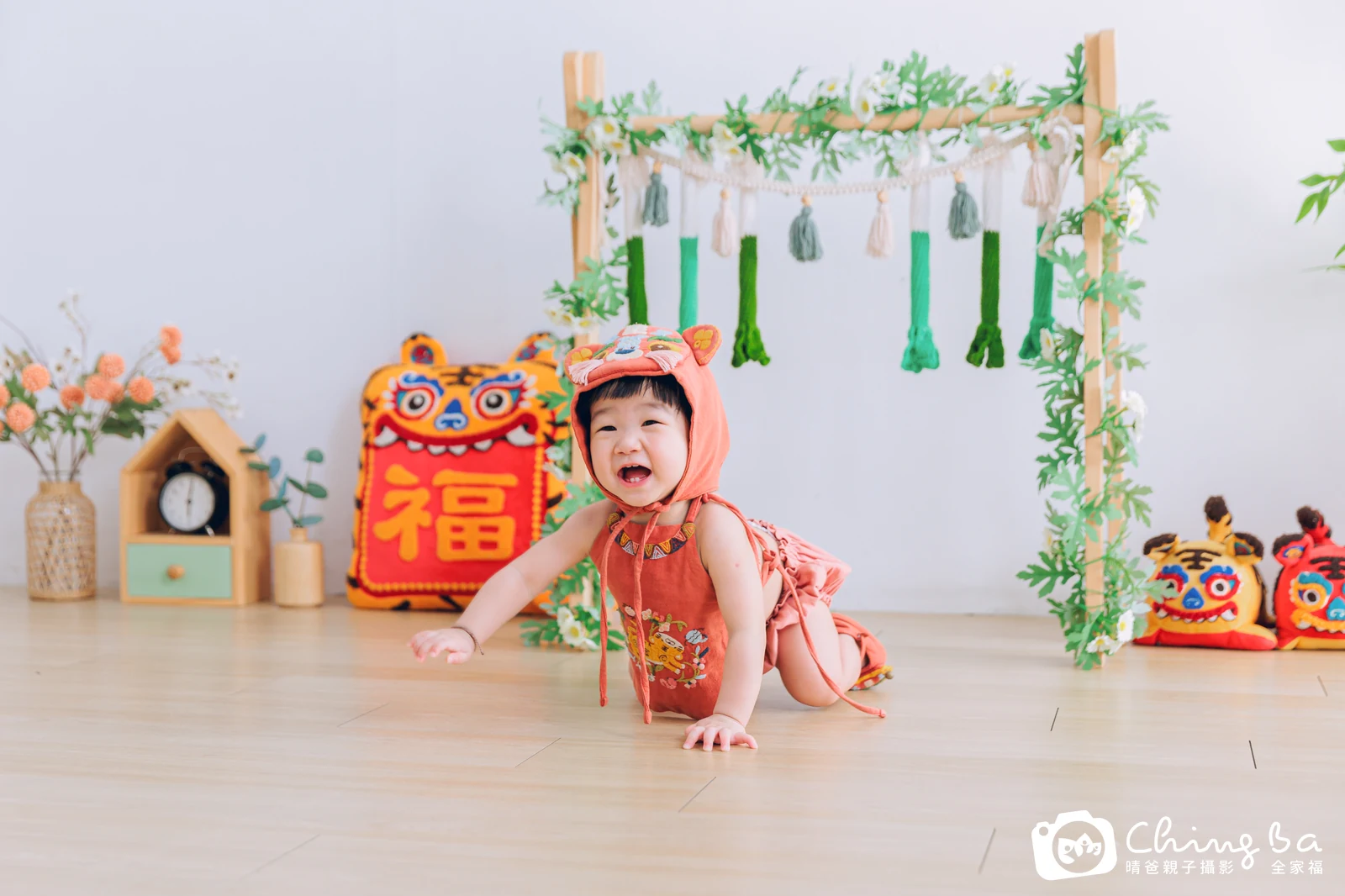 昀周歲抓周儀式的紀錄(2025 年夏季)