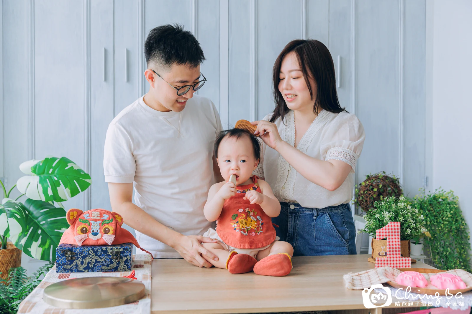 Jerry的抓周時光——晴爸親子攝影