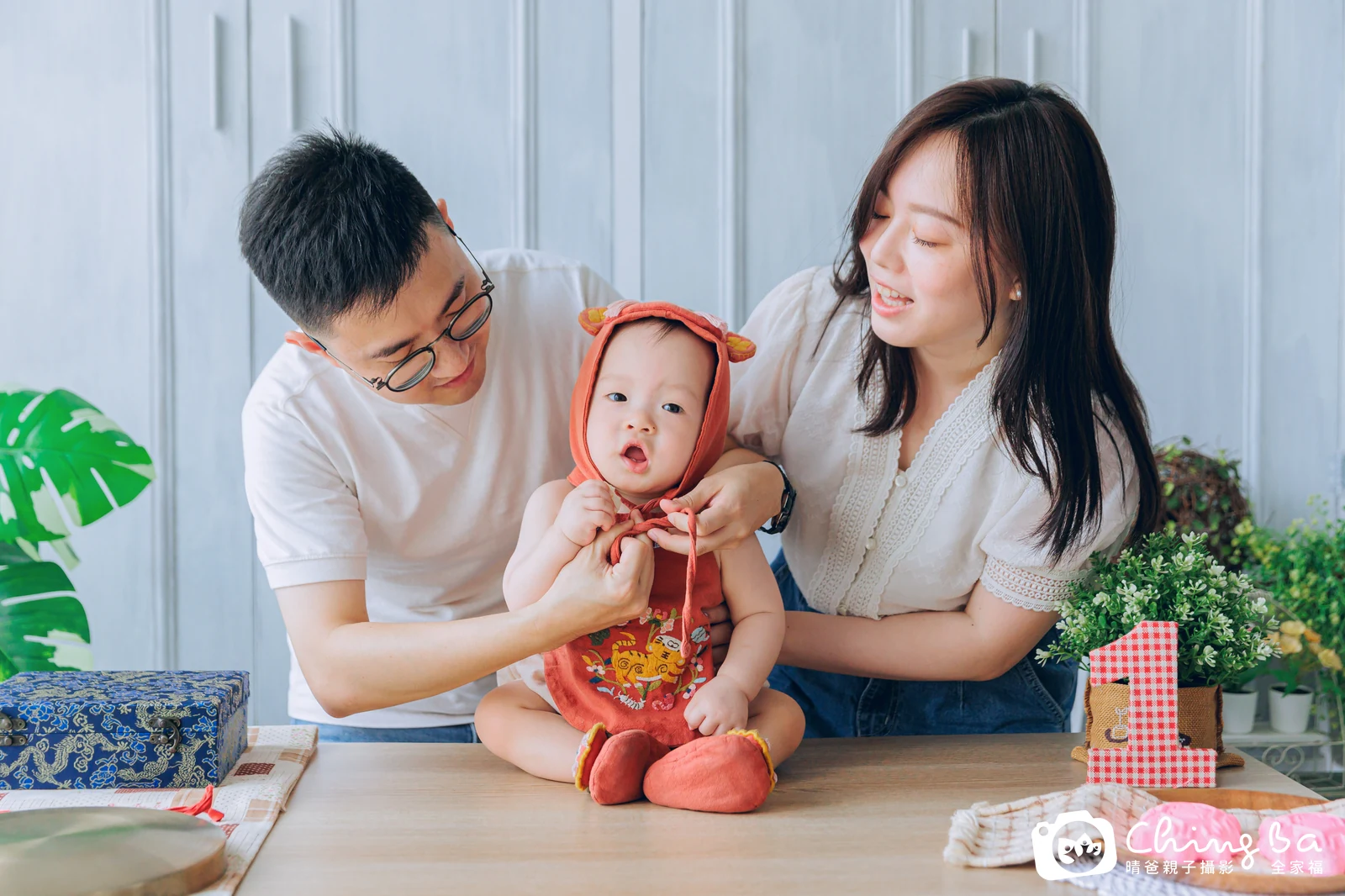 小家庭抓周拍作品｜2025 年夏季｜晴爸親子攝影