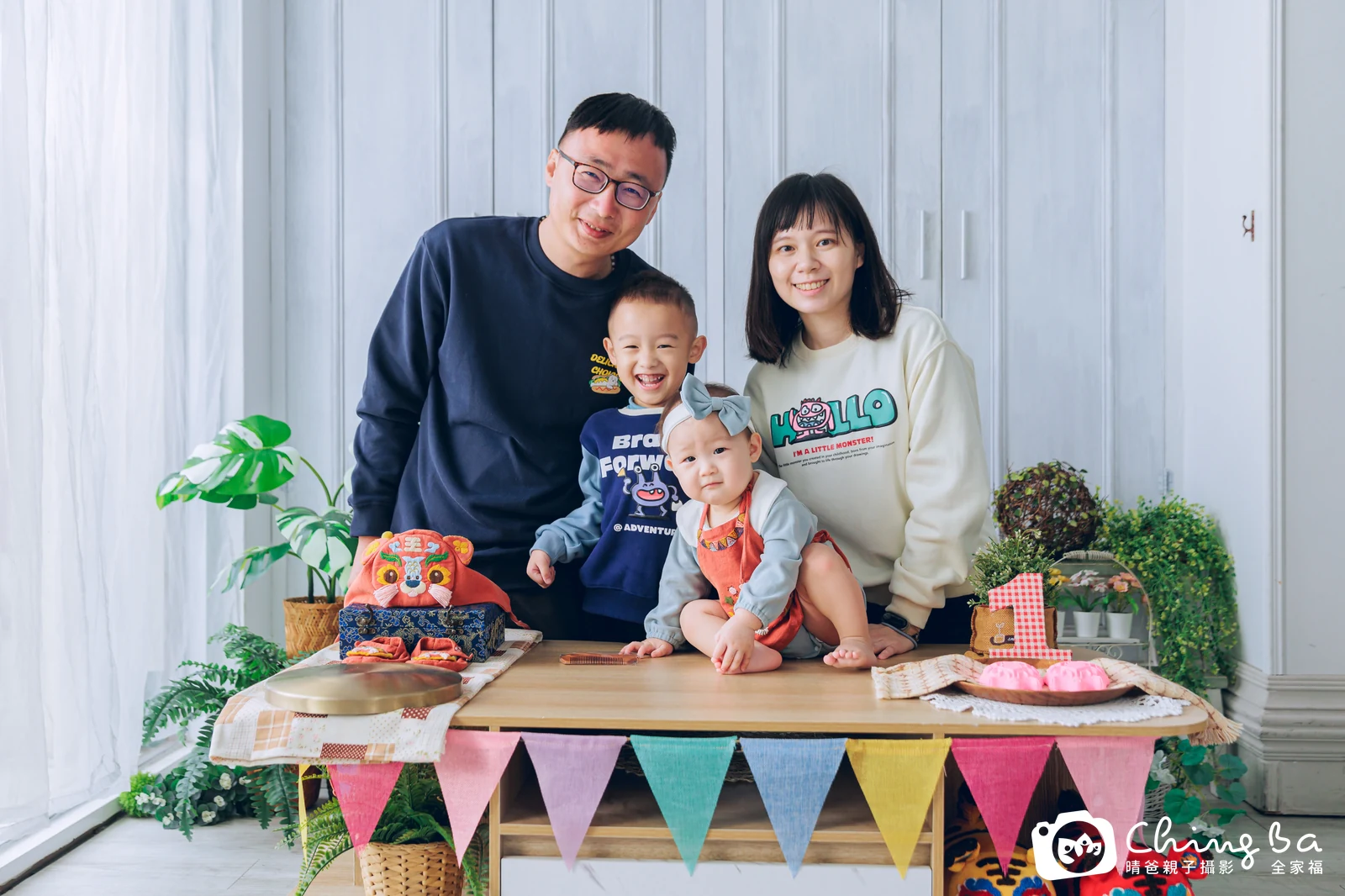 妃妃的抓周時光——晴爸親子攝影