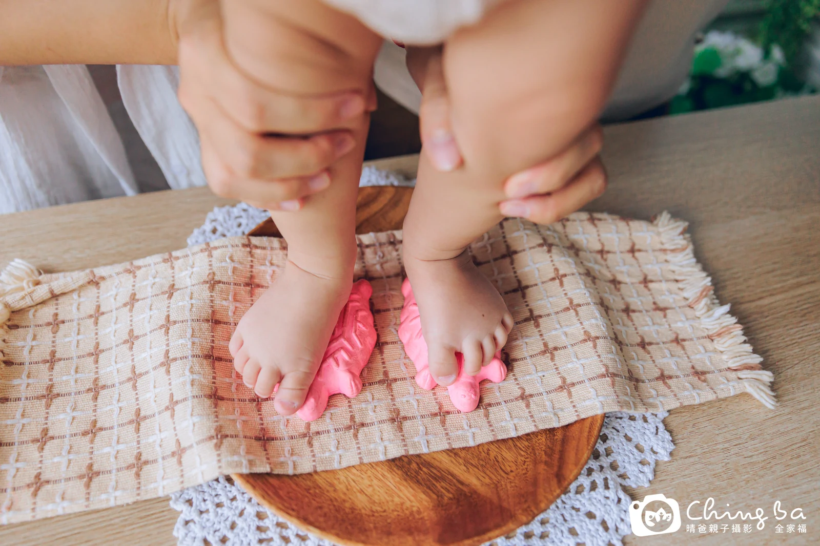 一寶的台中小家庭抓周拍攝現場