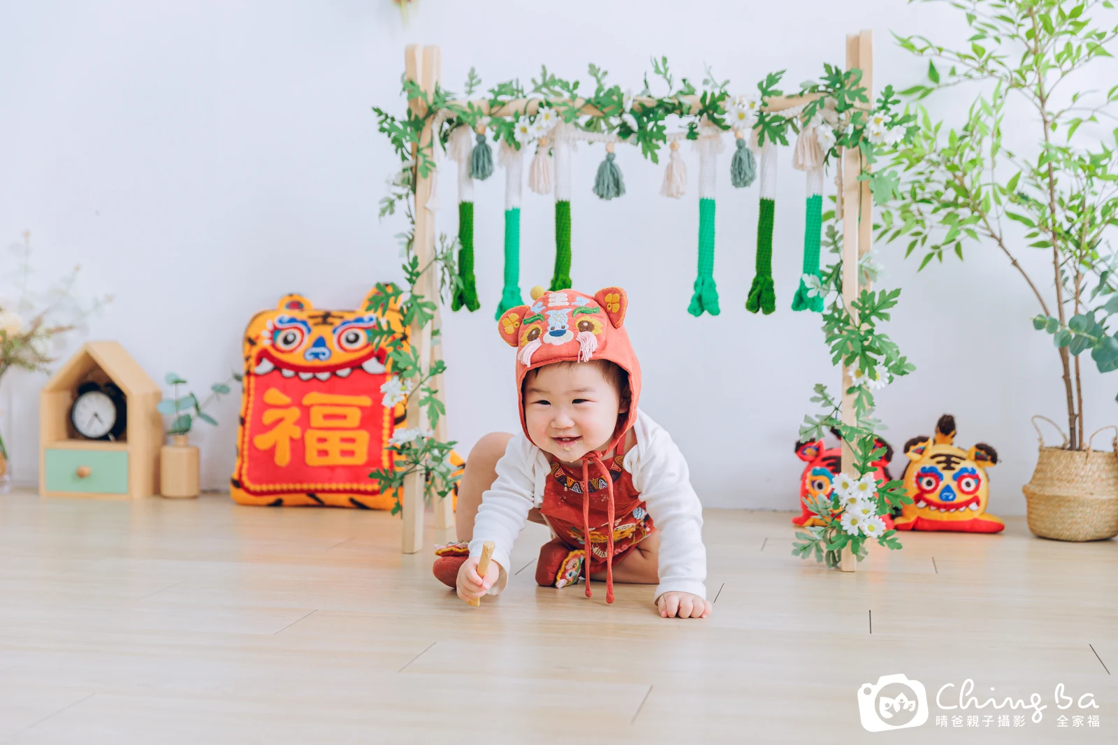Ryan在台中拍小家庭抓周的珍貴一刻