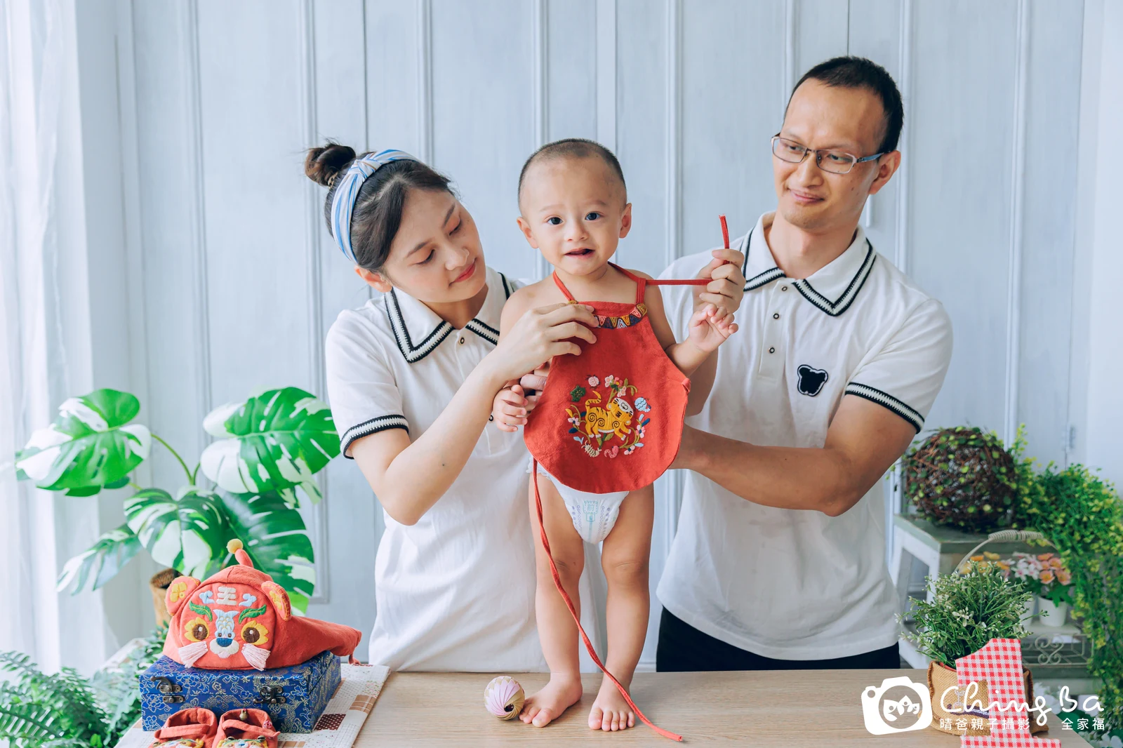 沅沅的抓周時光——晴爸親子攝影