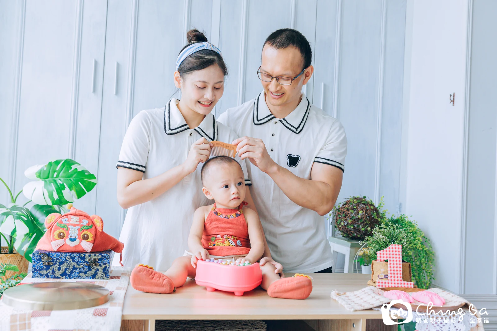 沅沅周歲抓周儀式的紀錄（2023 年秋季）