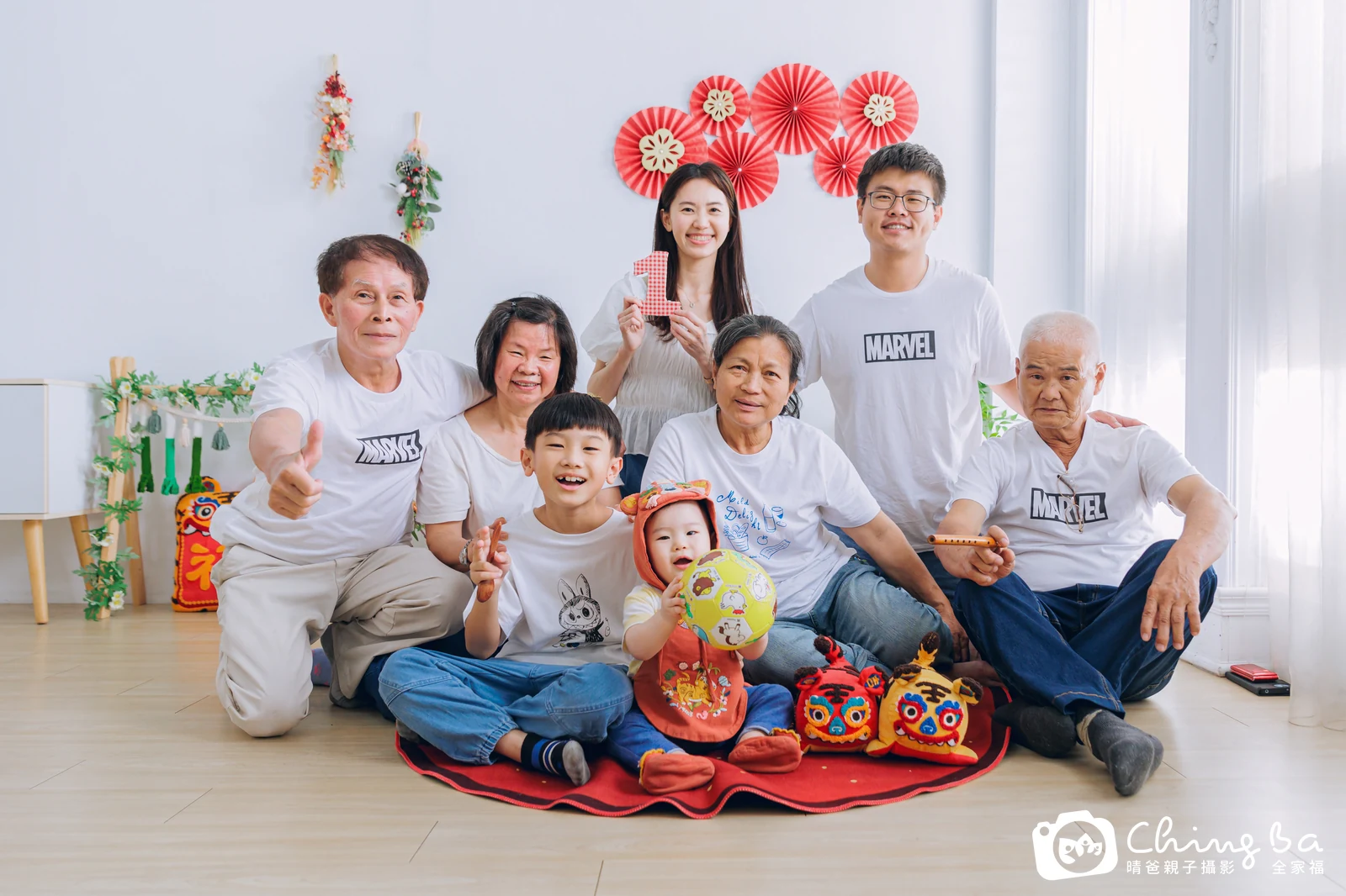 羲羲周歲抓周儀式的紀錄（2025 年夏季）