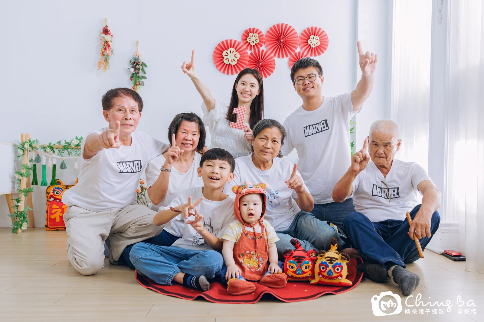 小家庭抓周拍作品｜2025 年夏季｜晴爸親子攝影