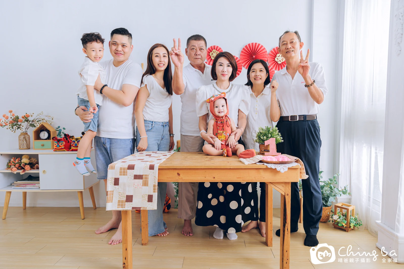 阿紝周歲抓周儀式的紀錄（2025 年秋季）