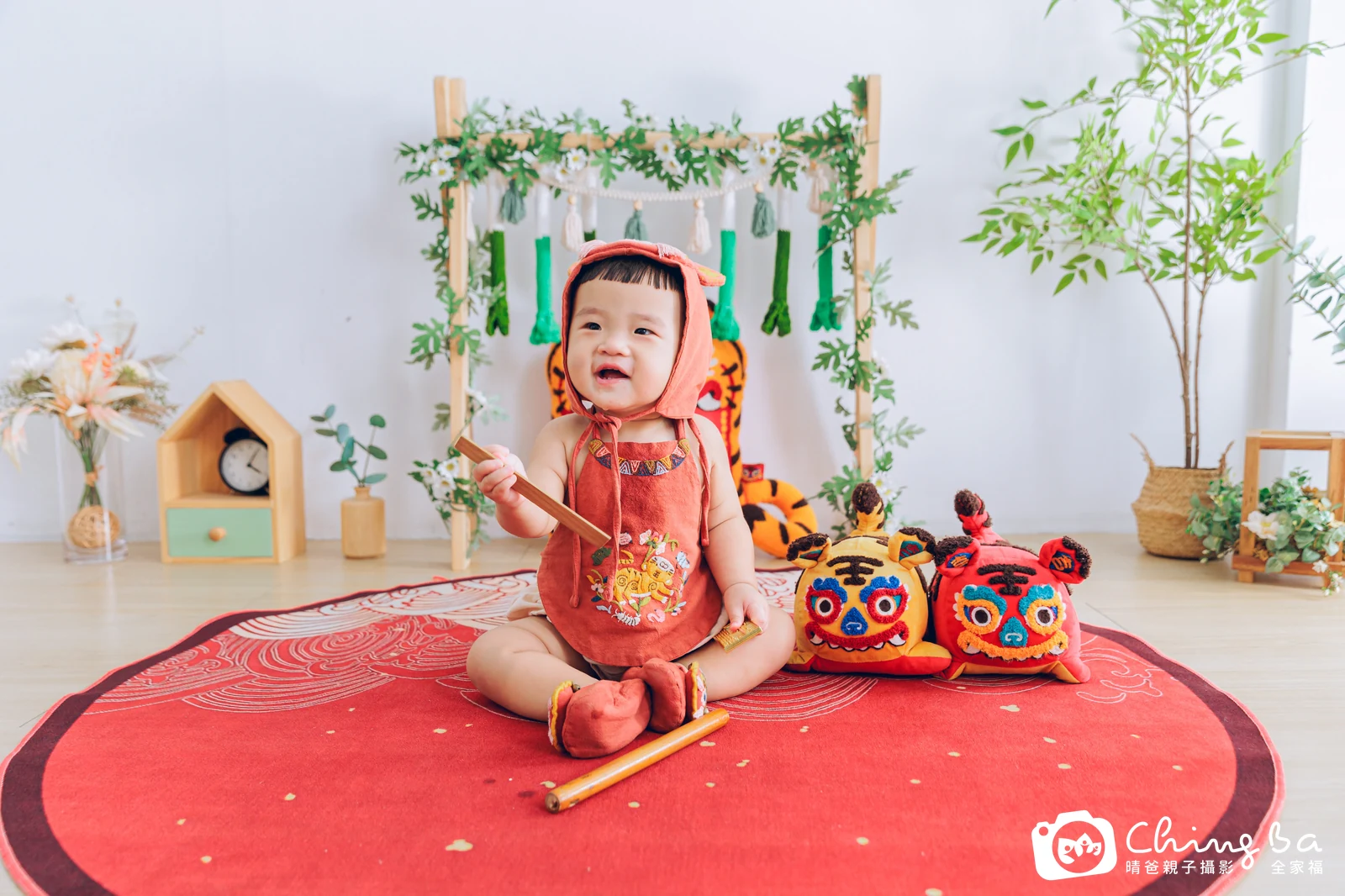 蒟蒻周歲抓周儀式的紀錄（2024 年秋季）