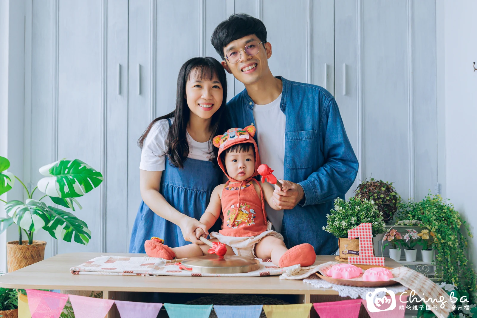 Q比的抓周時光——晴爸親子攝影