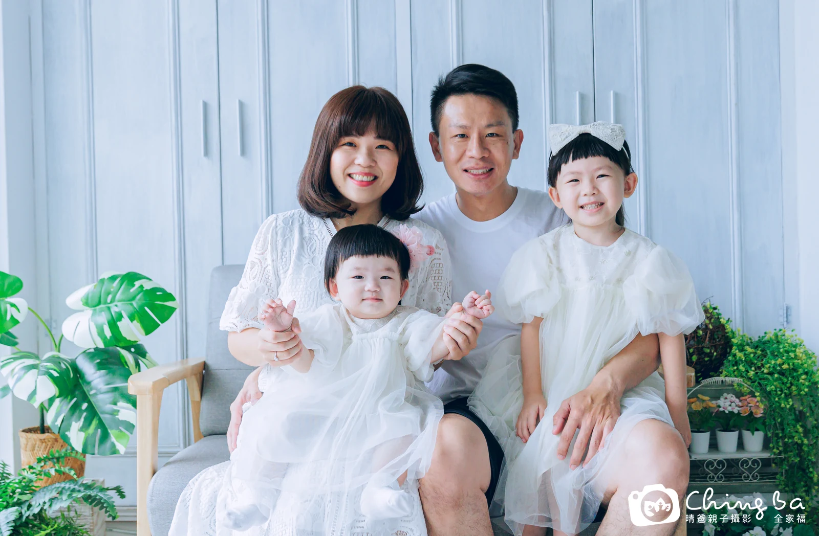 棠棠 1 歲寶貝 台中小家庭抓周紀念照｜晴爸親子攝影