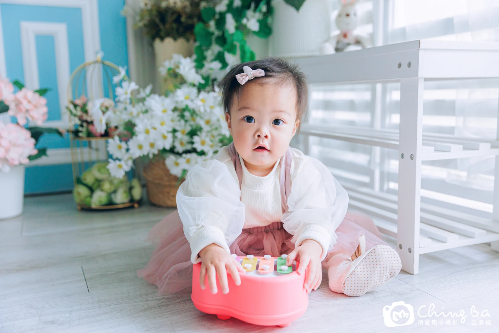 姆姆的台中小家庭抓周拍攝現場