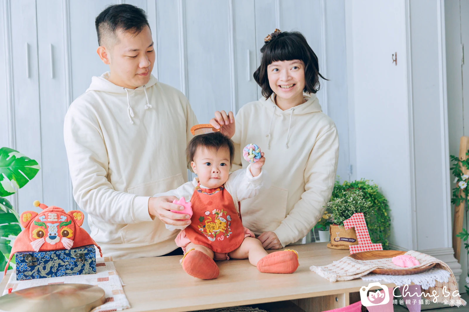 姆姆周歲抓周儀式的紀錄(2024 年冬季)