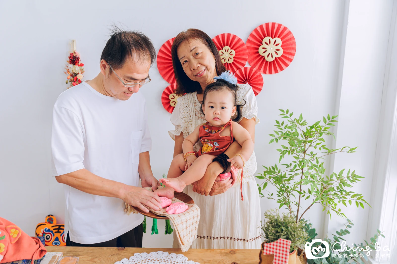 蛋仔的抓周時光——晴爸親子攝影