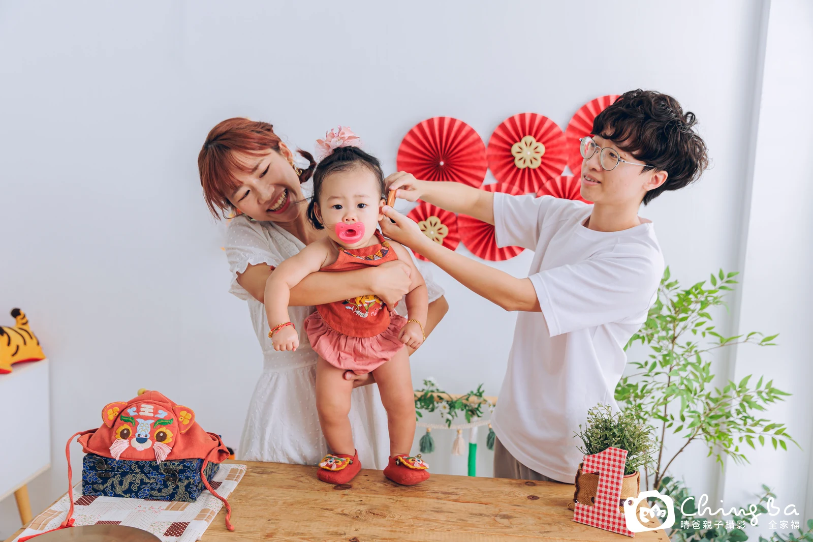 蛋仔周歲抓周儀式的紀錄（2024 年夏季）