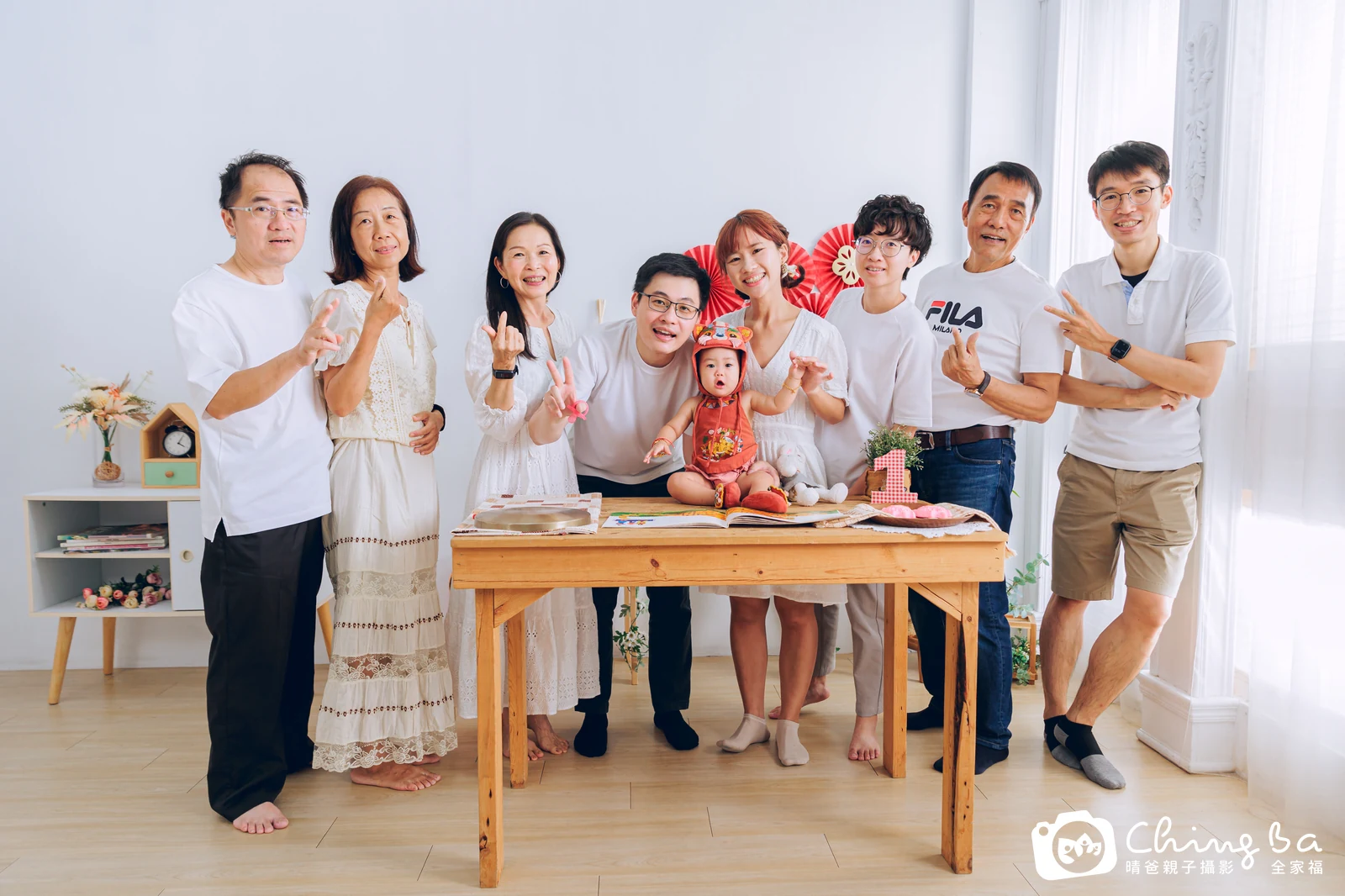蛋仔的抓周時光——晴爸親子攝影