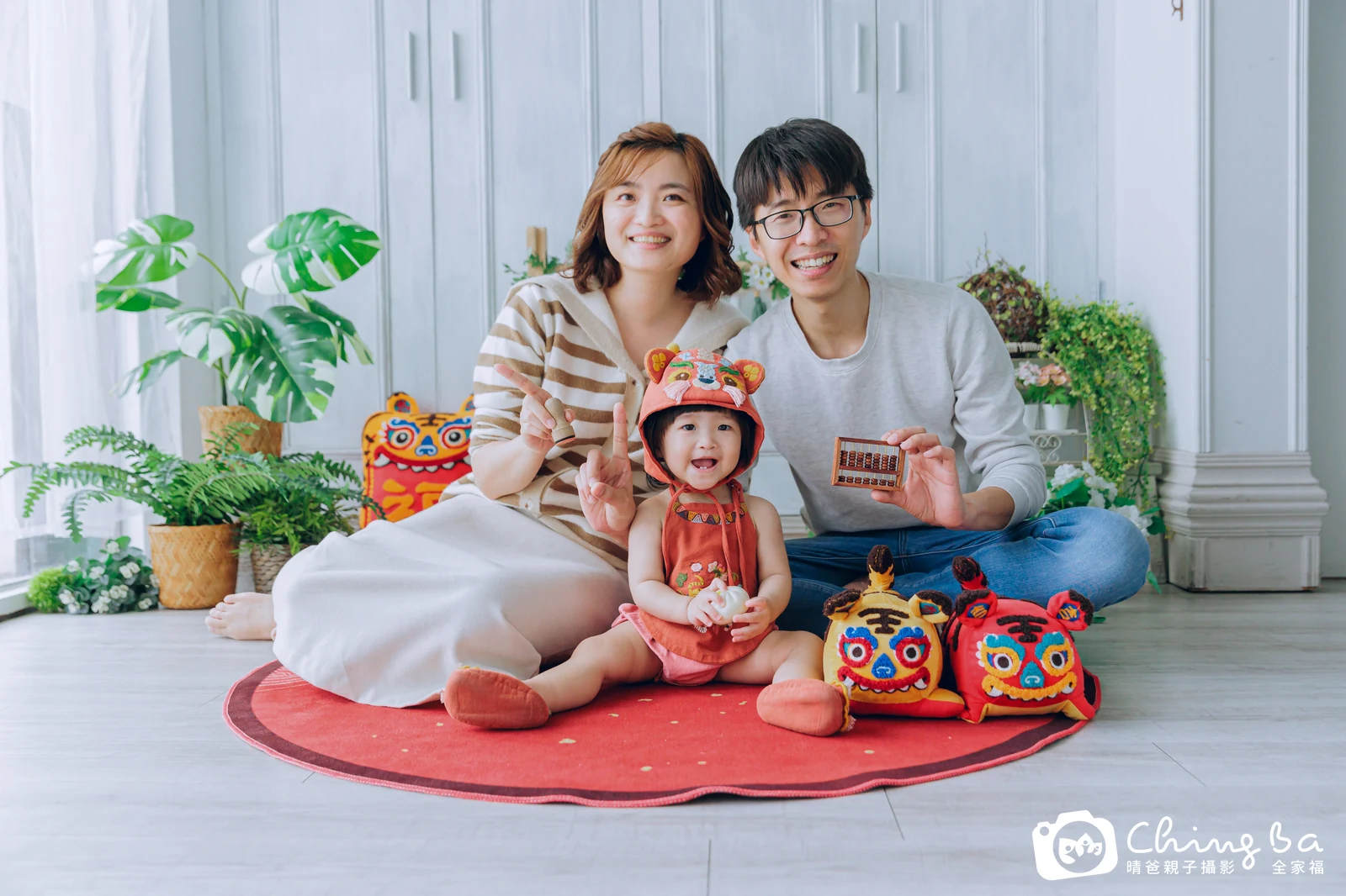 小家庭抓周拍作品｜2024 年春季｜晴爸親子攝影