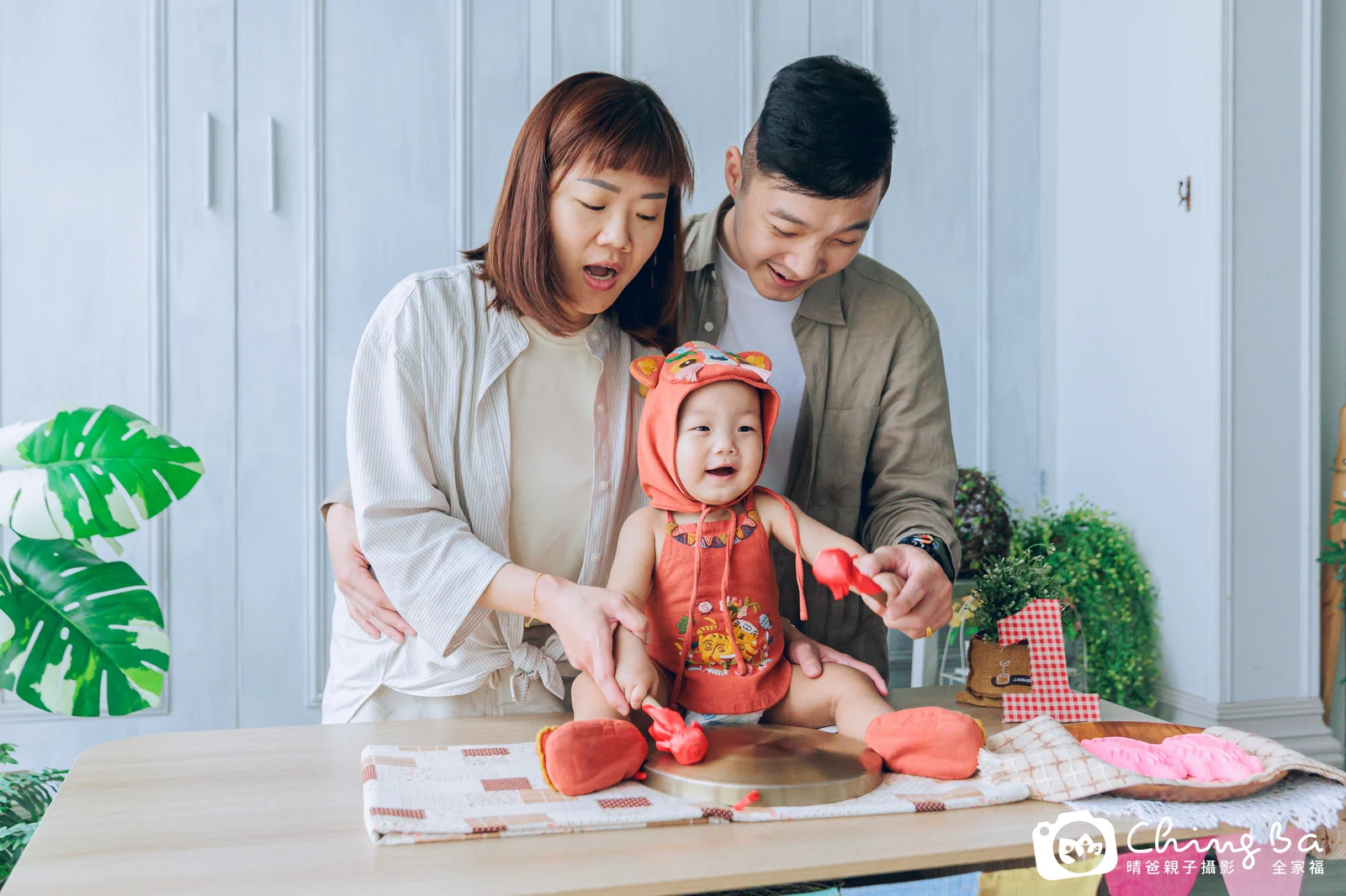 暘暘的抓周時光——晴爸親子攝影