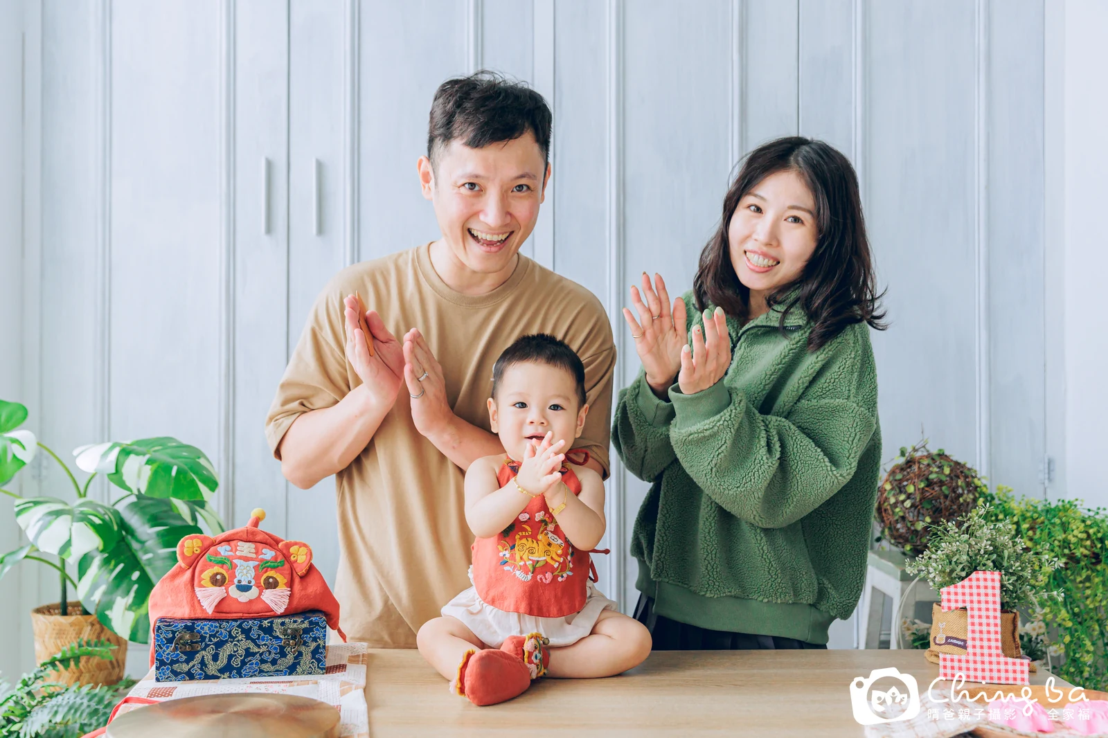 蒸餾水的抓周時光——晴爸親子攝影