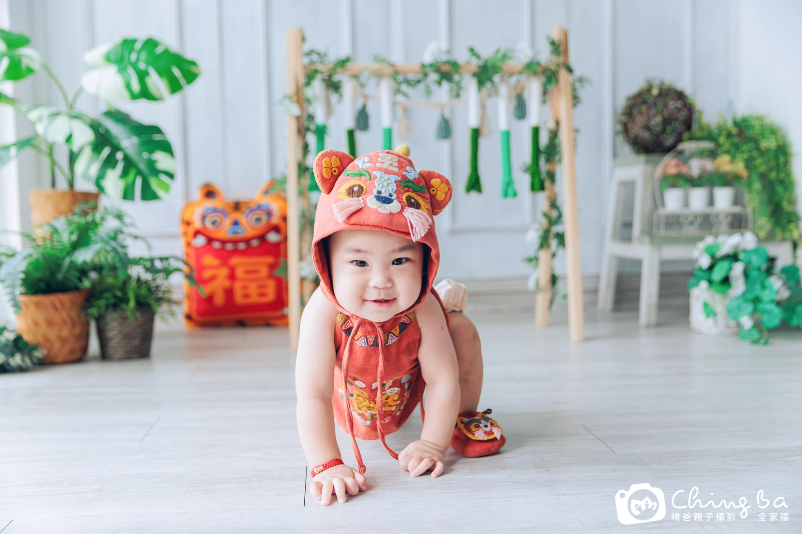 霖周歲抓周儀式的紀錄（2024 年秋季）