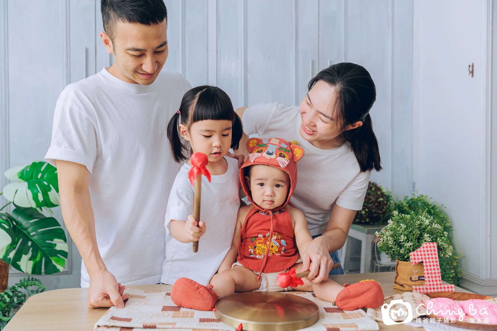 珩珩的抓周時光——晴爸親子攝影