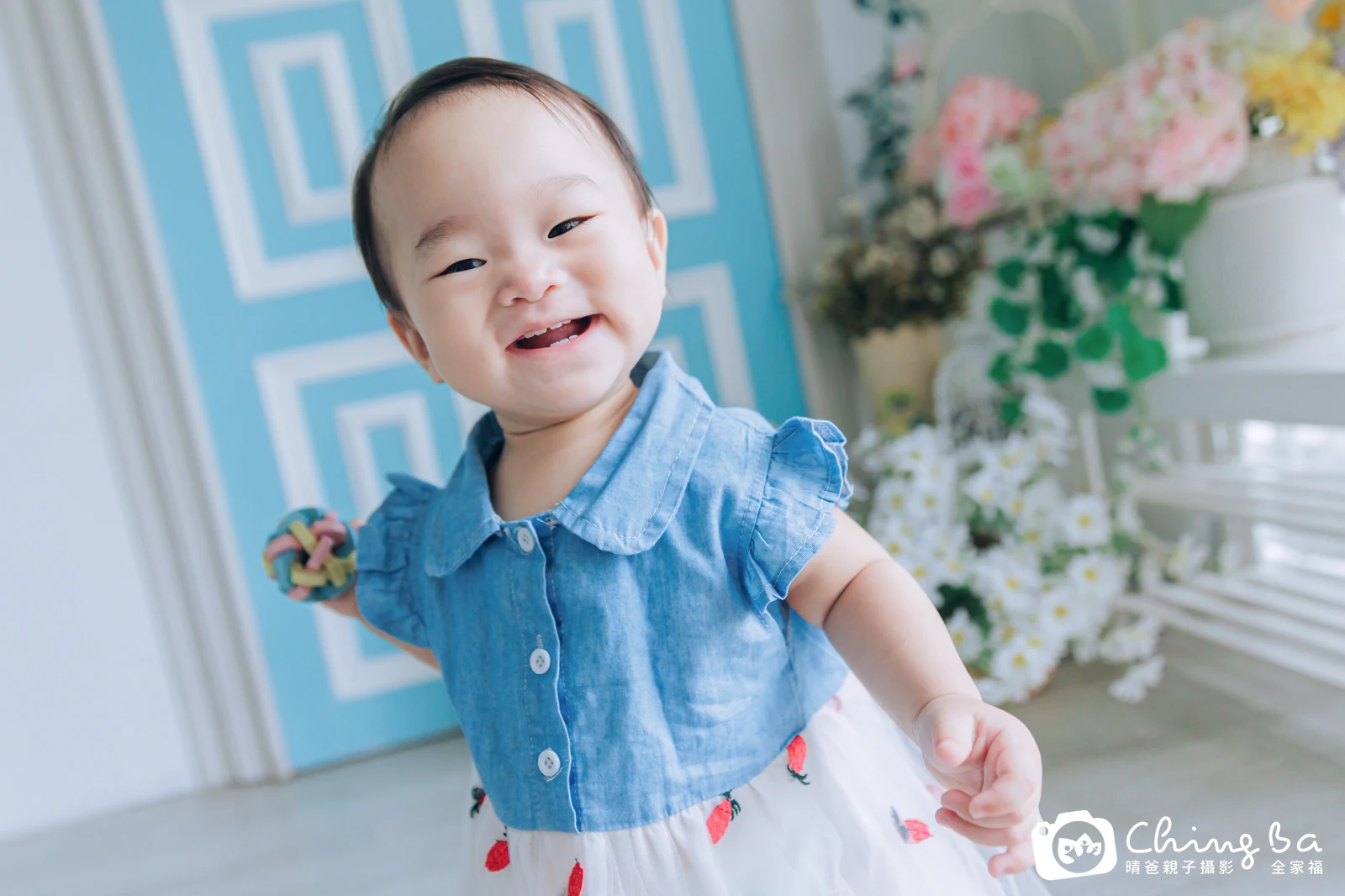 小家庭抓周拍作品|2025 年夏季|晴爸親子攝影