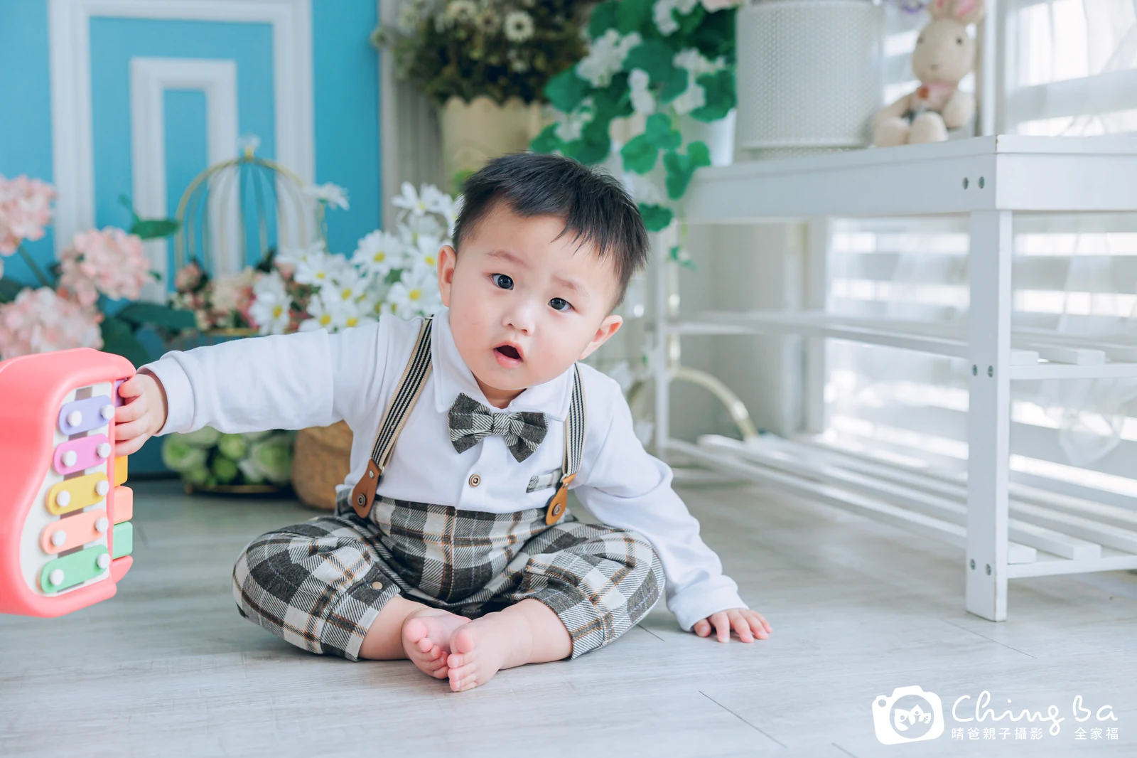 沐沐的抓周時光——晴爸親子攝影