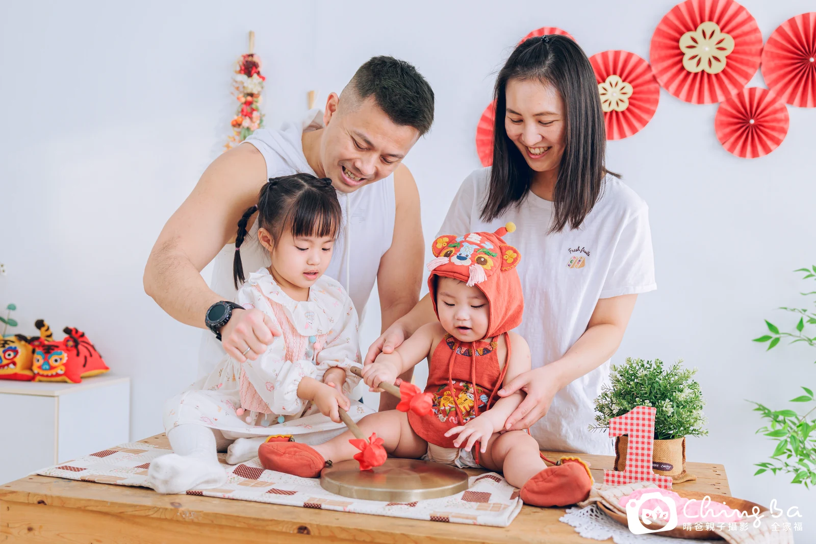 沐沐的抓周時光——晴爸親子攝影