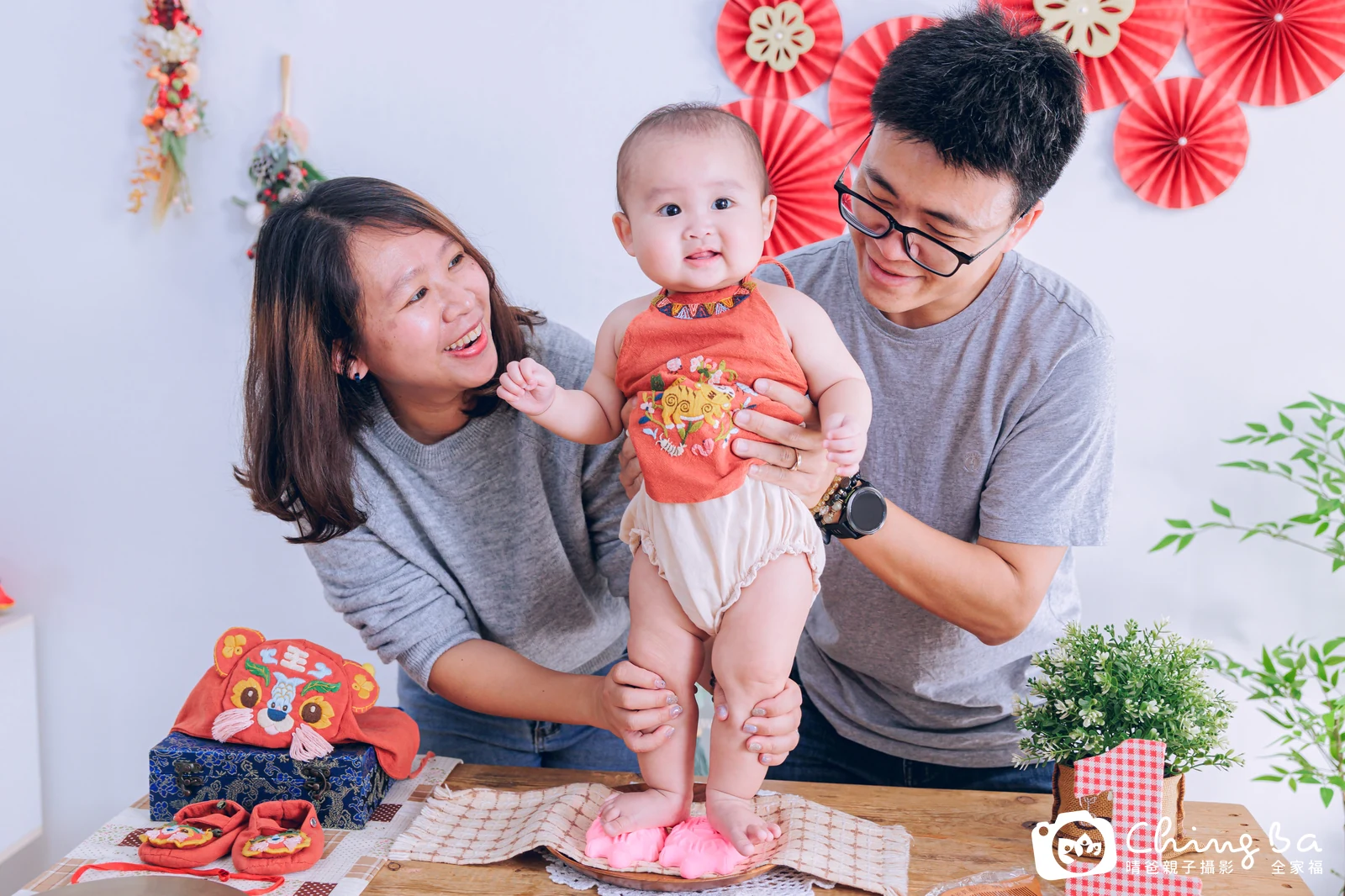 彥彥的抓周時光——晴爸親子攝影