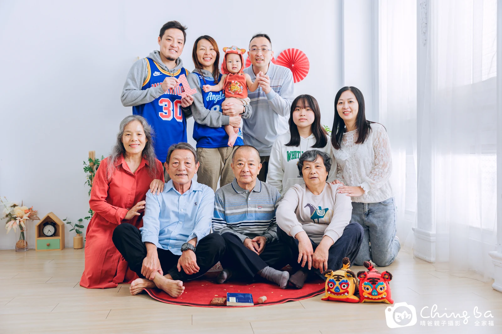 小家庭抓周拍作品｜2023 年冬季｜晴爸親子攝影