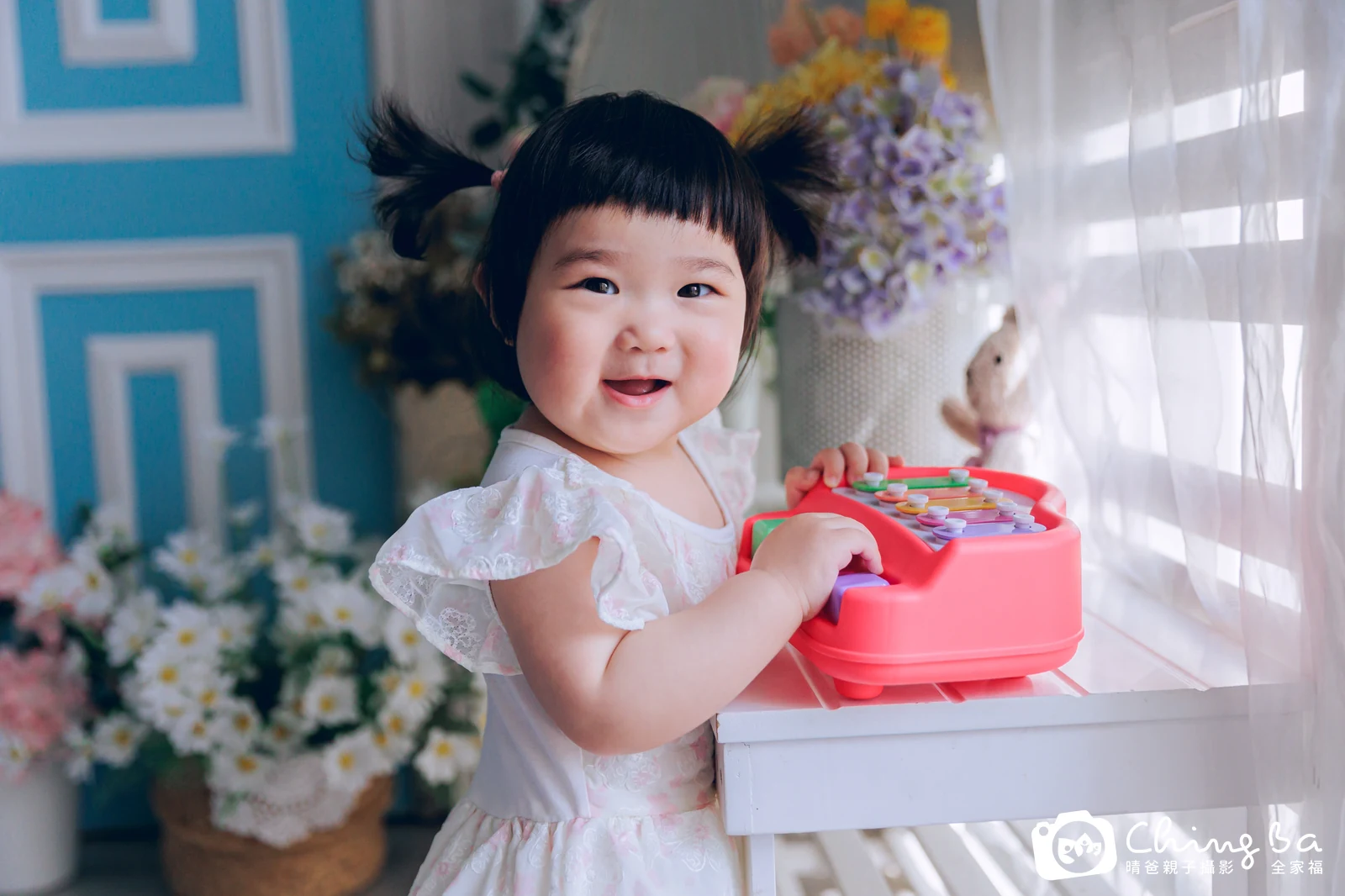 小玥兒的抓周時光——晴爸親子攝影