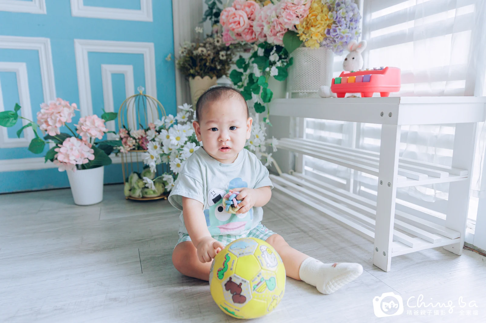 閎閎在台中拍小家庭抓周的珍貴一刻