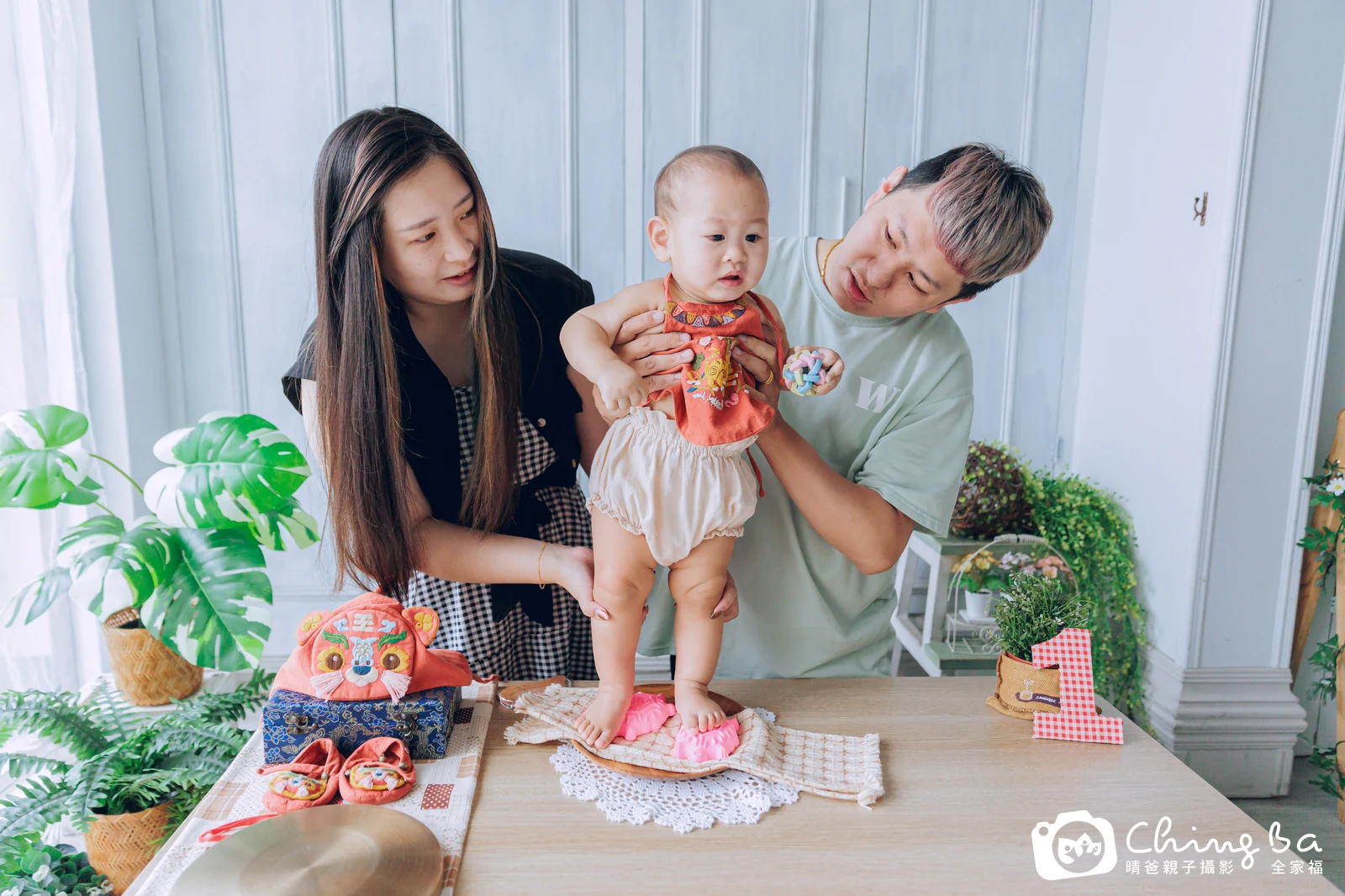 閎閎的抓周時光——晴爸親子攝影