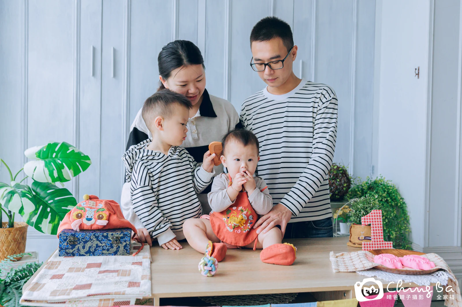 妹妹周歲抓周儀式的紀錄(2025 年春季)