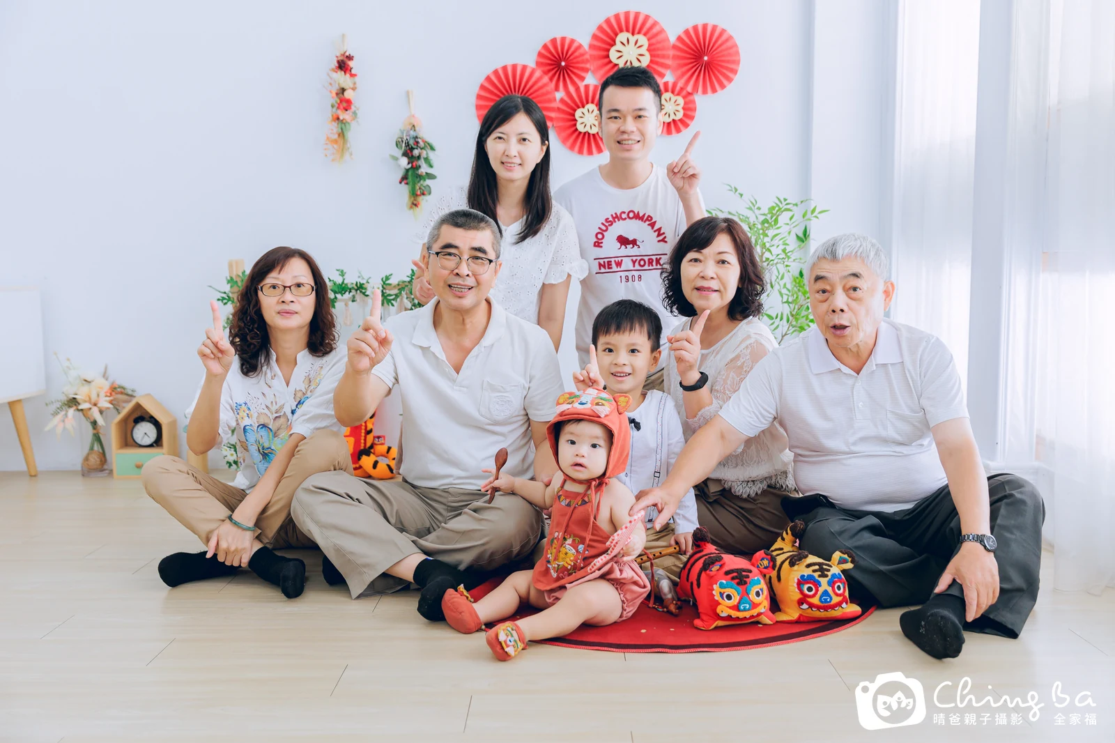 小家庭抓周拍作品｜2023 年冬季｜晴爸親子攝影