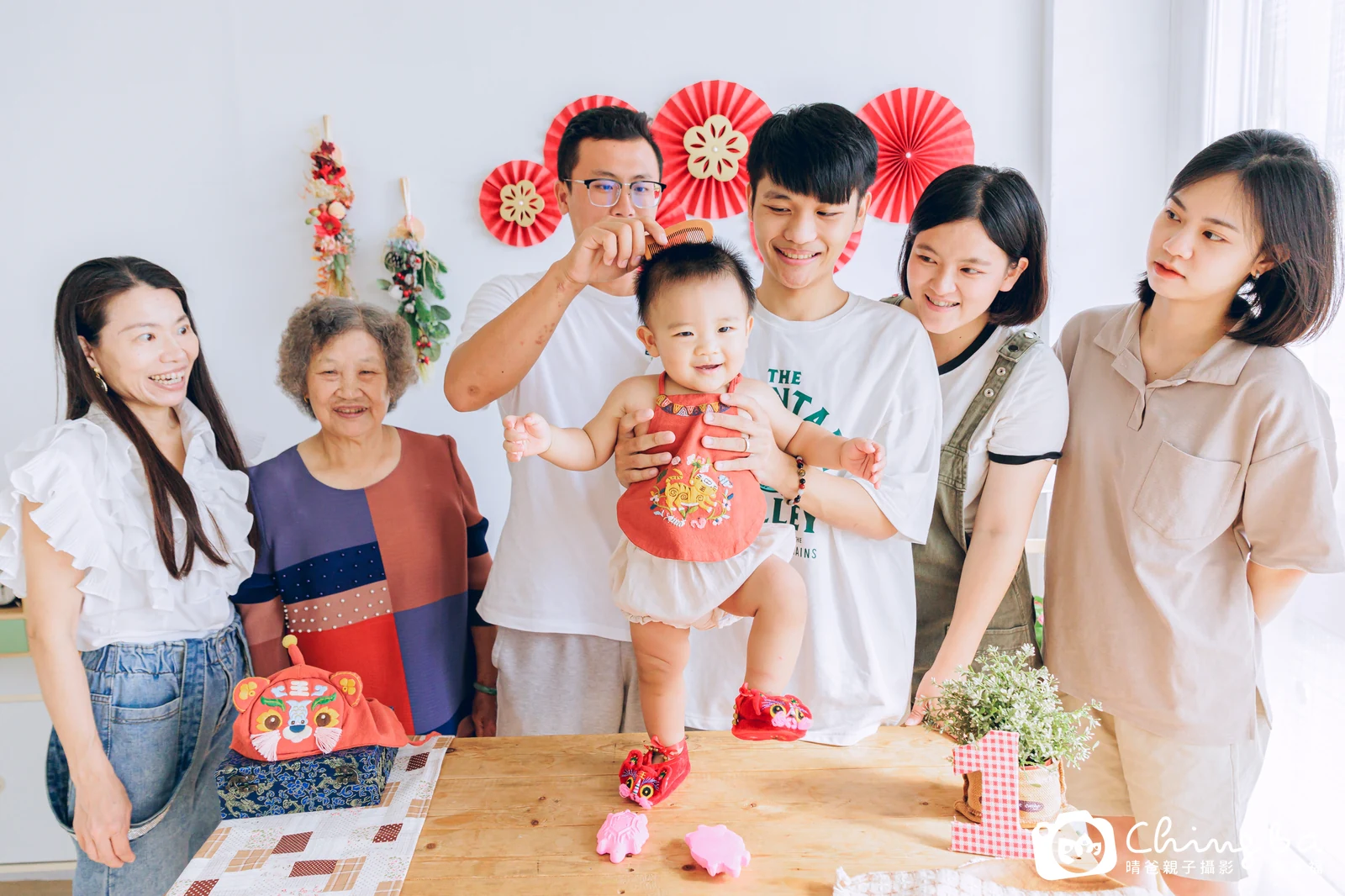 恩的抓周時光——晴爸親子攝影