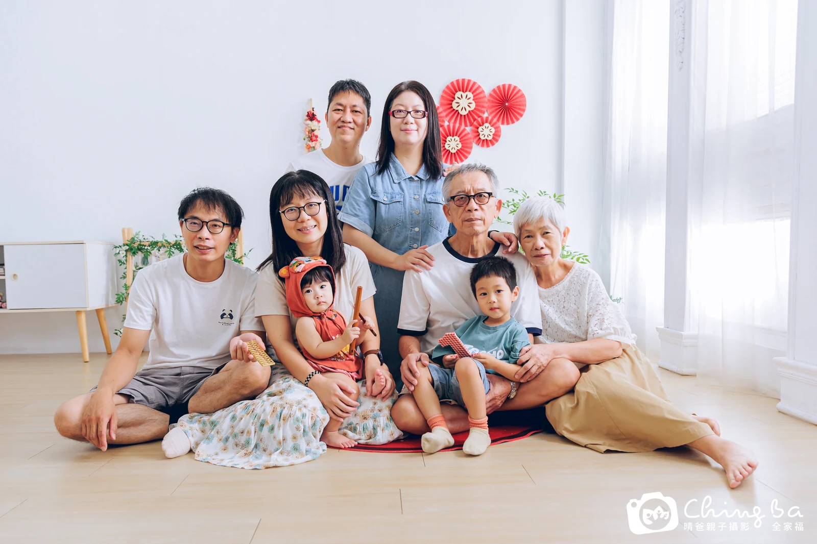 小家庭抓周拍作品|2024 年秋季|晴爸親子攝影