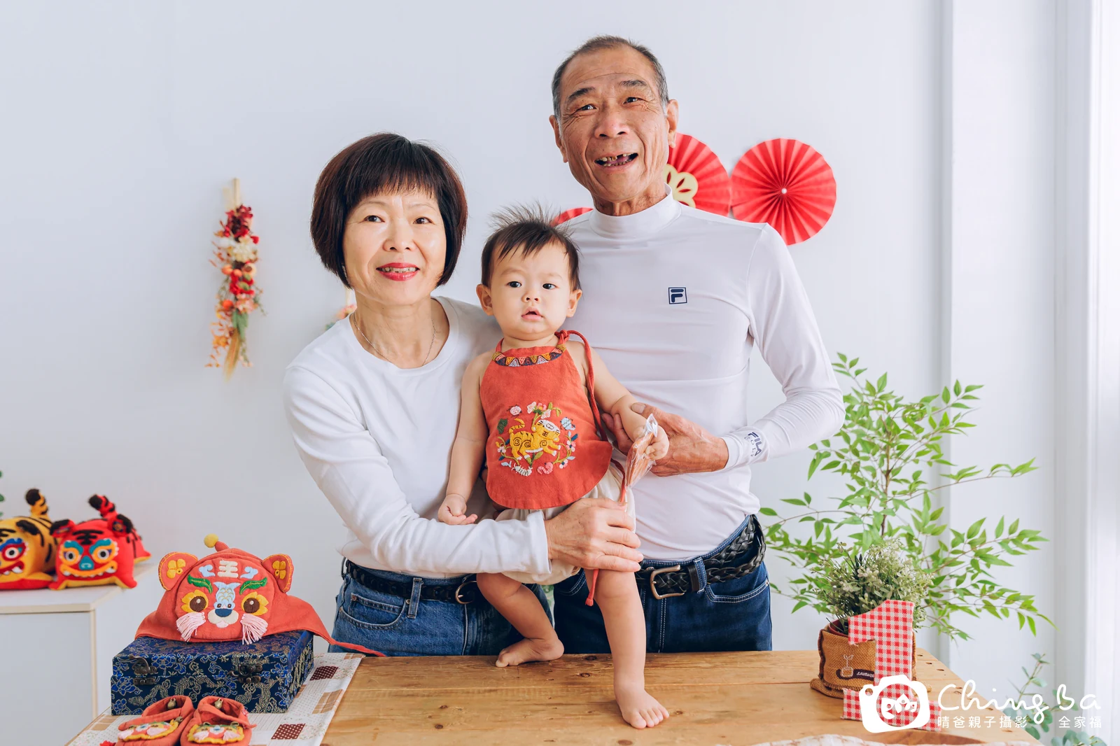圓寶周歲抓周儀式的紀錄(2024 年冬季)
