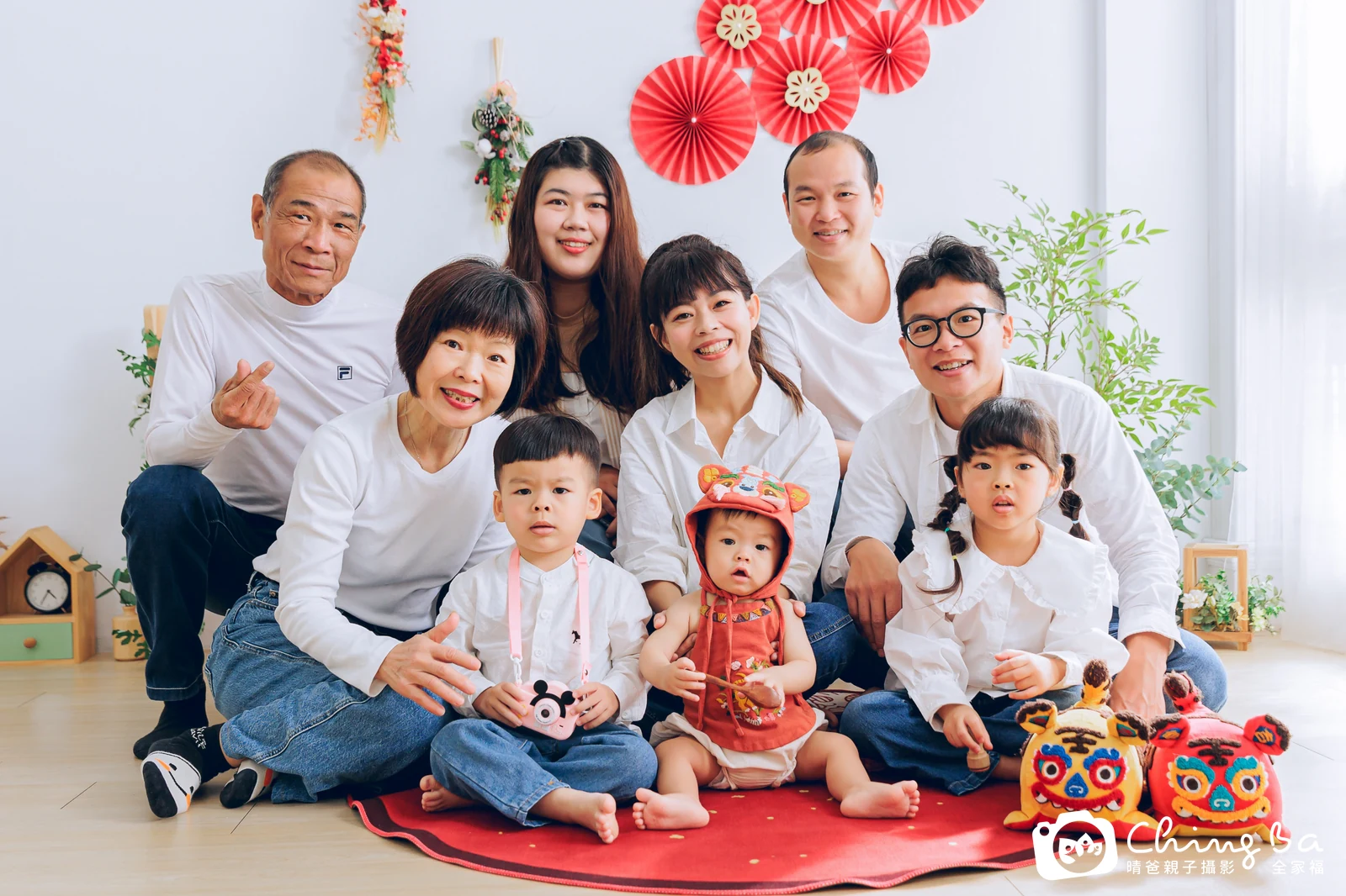 小家庭抓周拍作品｜2024 年冬季｜晴爸親子攝影