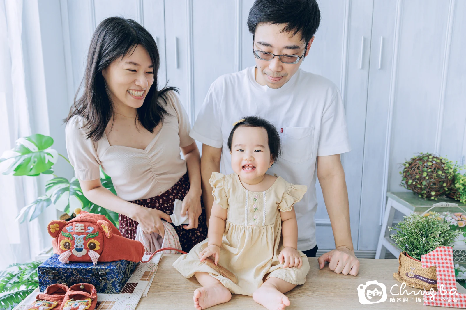 玥玥的抓周時光——晴爸親子攝影
