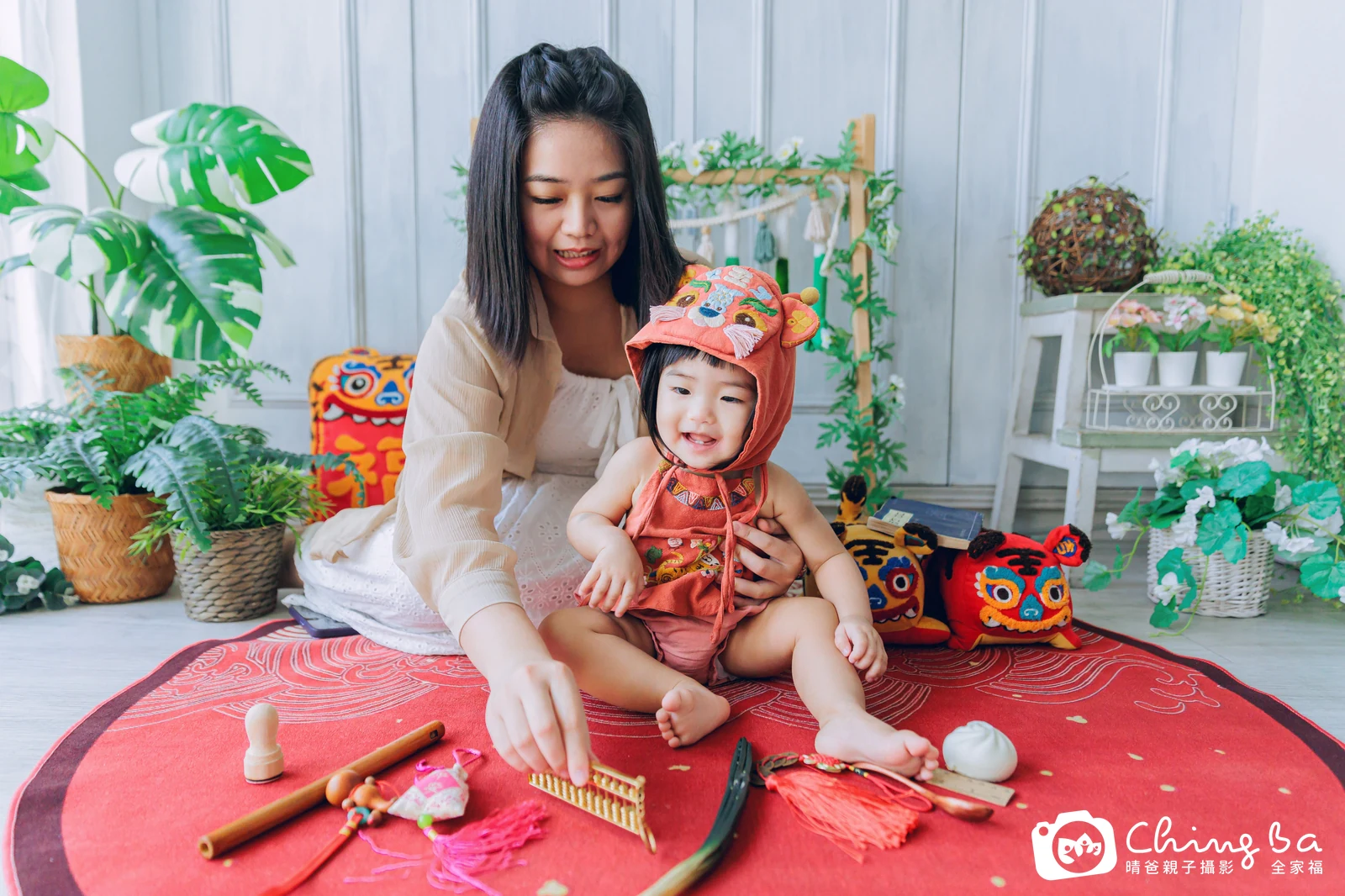 小家庭抓周拍作品｜2025 年夏季｜晴爸親子攝影